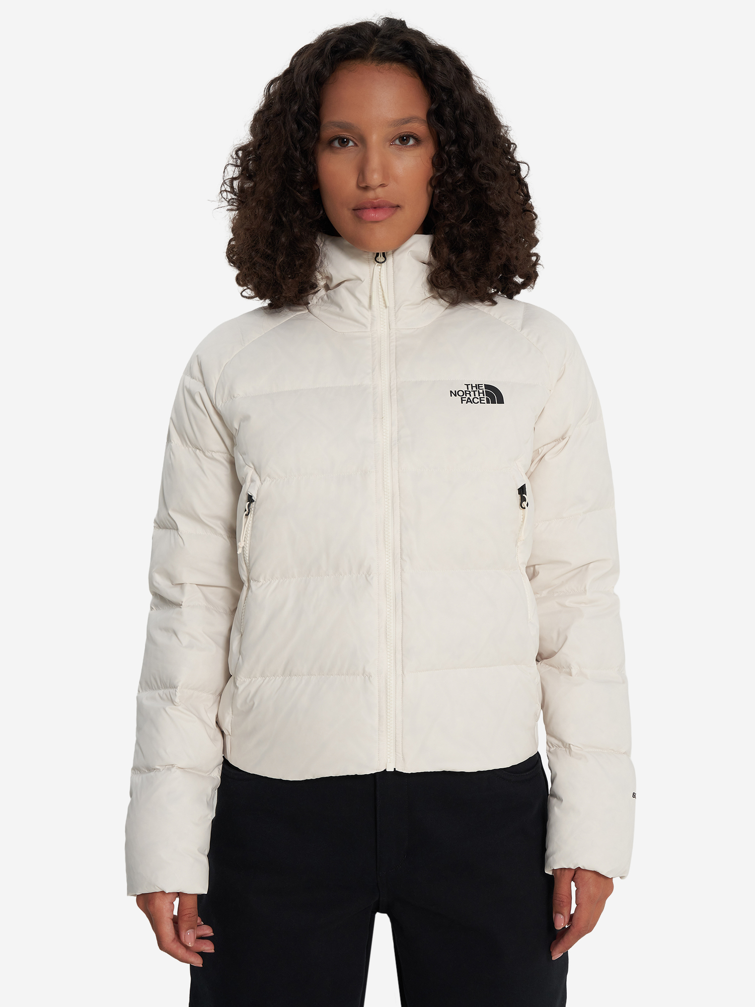 фото Пуховик женский the north face hyalite, бежевый