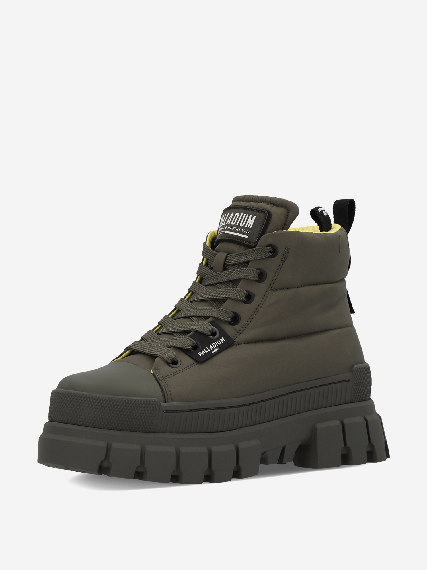 фото Ботинки утепленные женские palladium revolt overcush, зеленый