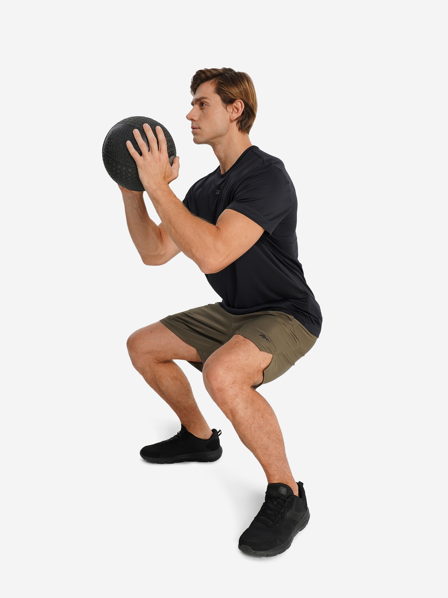 фото Футболка мужская reebok id train, черный