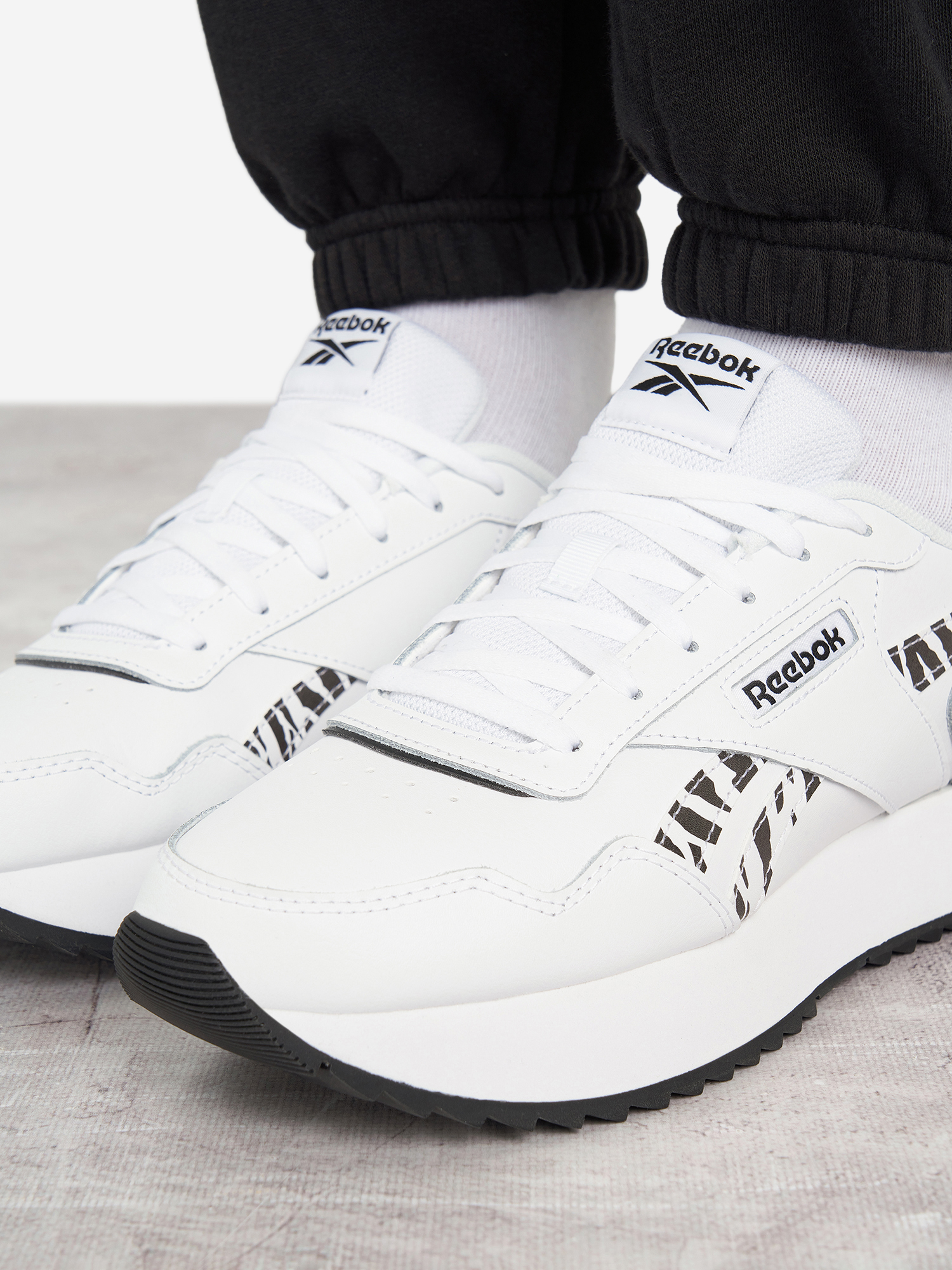 фото Кроссовки женские reebok glide ripple double, белый