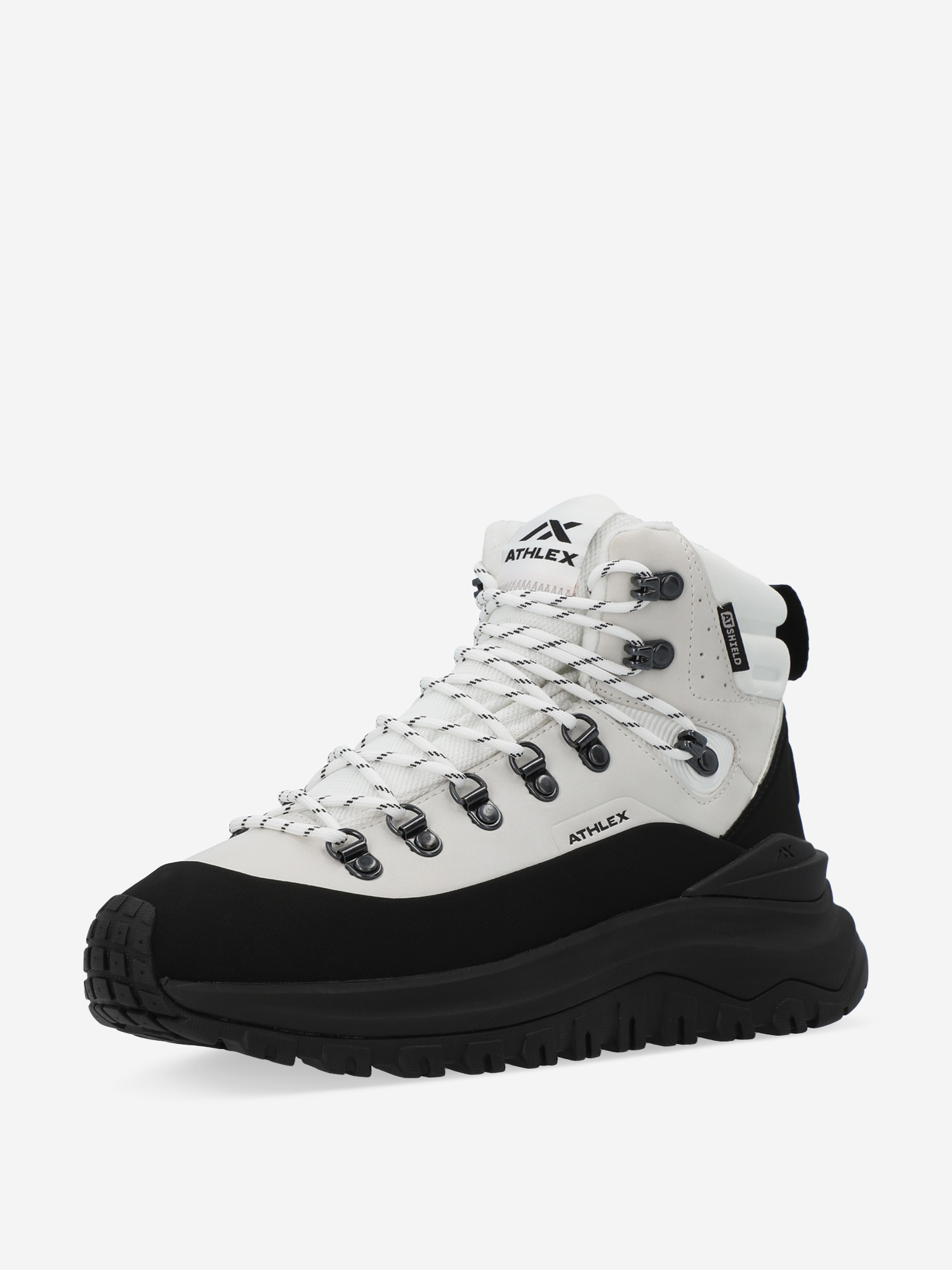 фото Ботинки утепленные женские athlex defender, белый