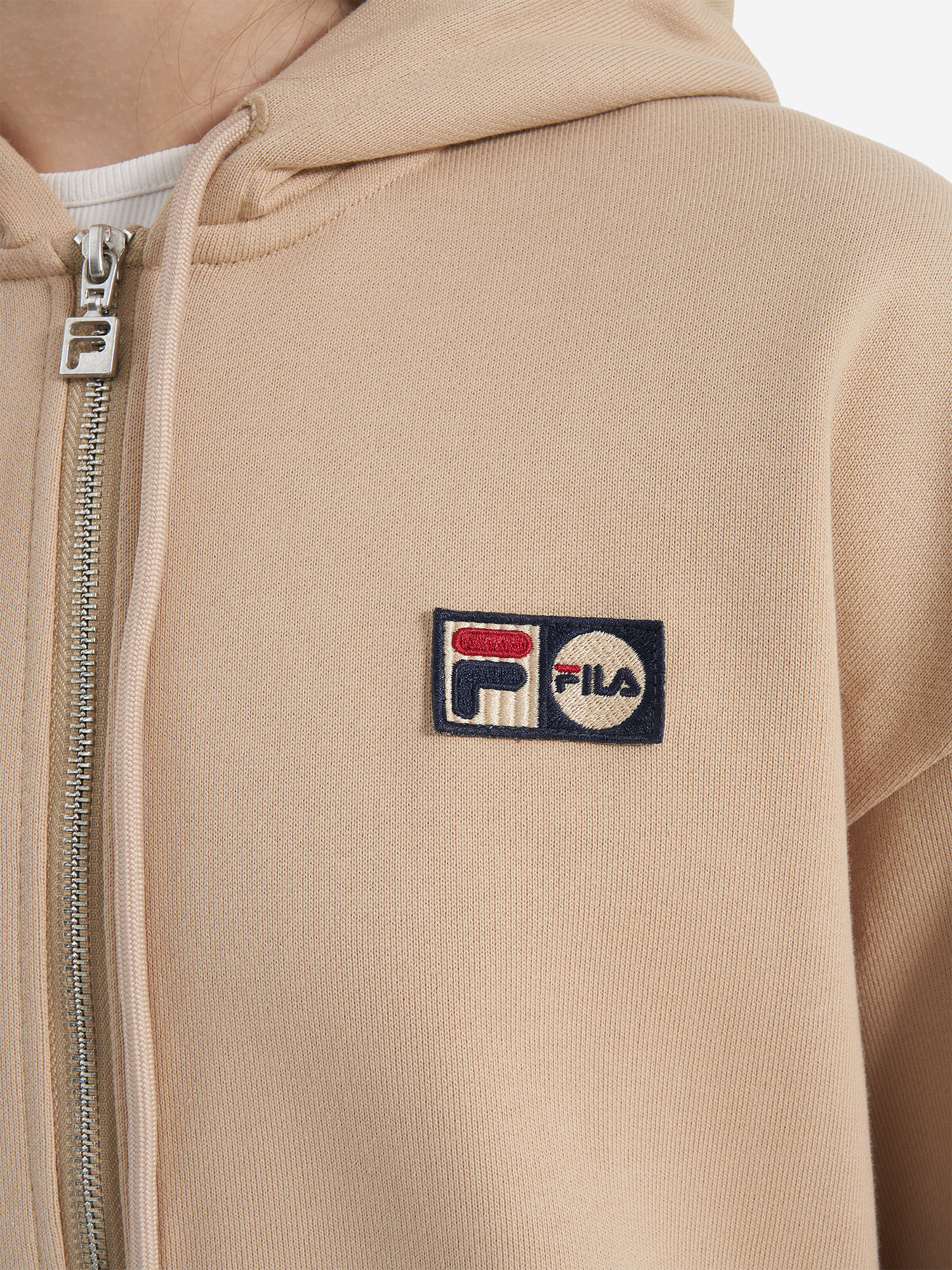 фото Толстовка женская fila, бежевый