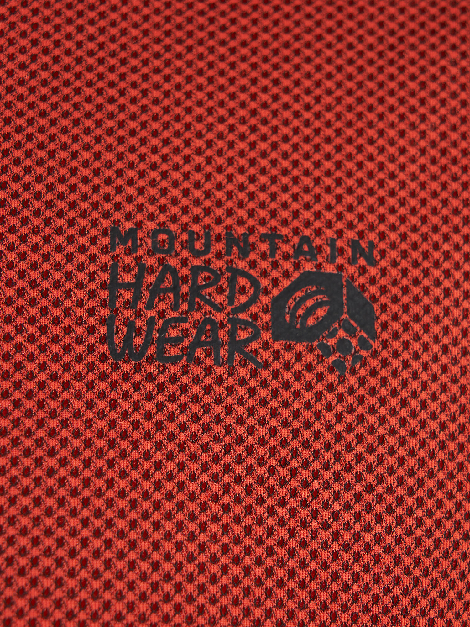 фото Лонгслив мужской mountain hardwear airmesh, оранжевый