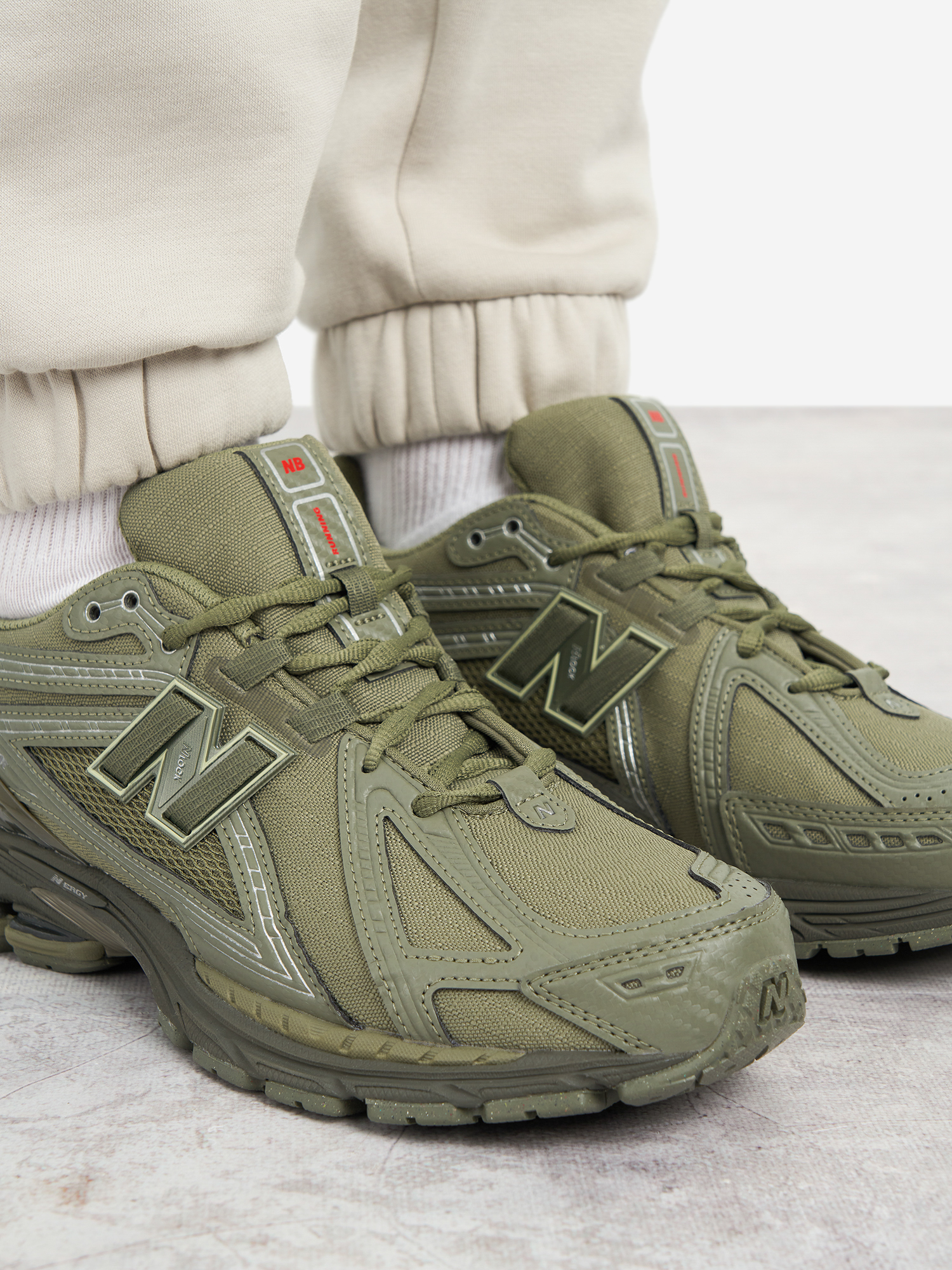 фото Кроссовки мужские new balance 1906 r, зеленый