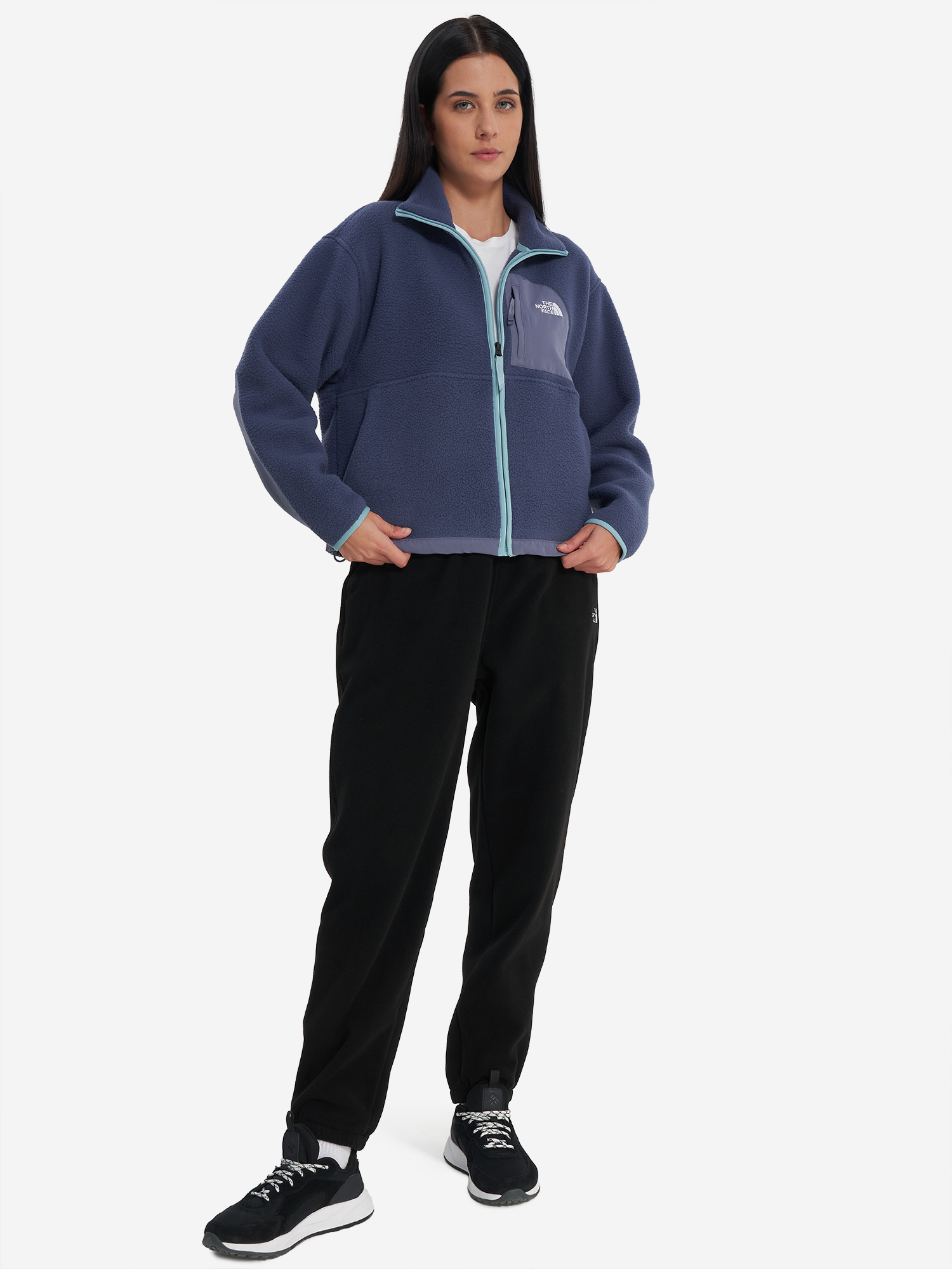 фото Толстовка женская the north face yumiori, синий