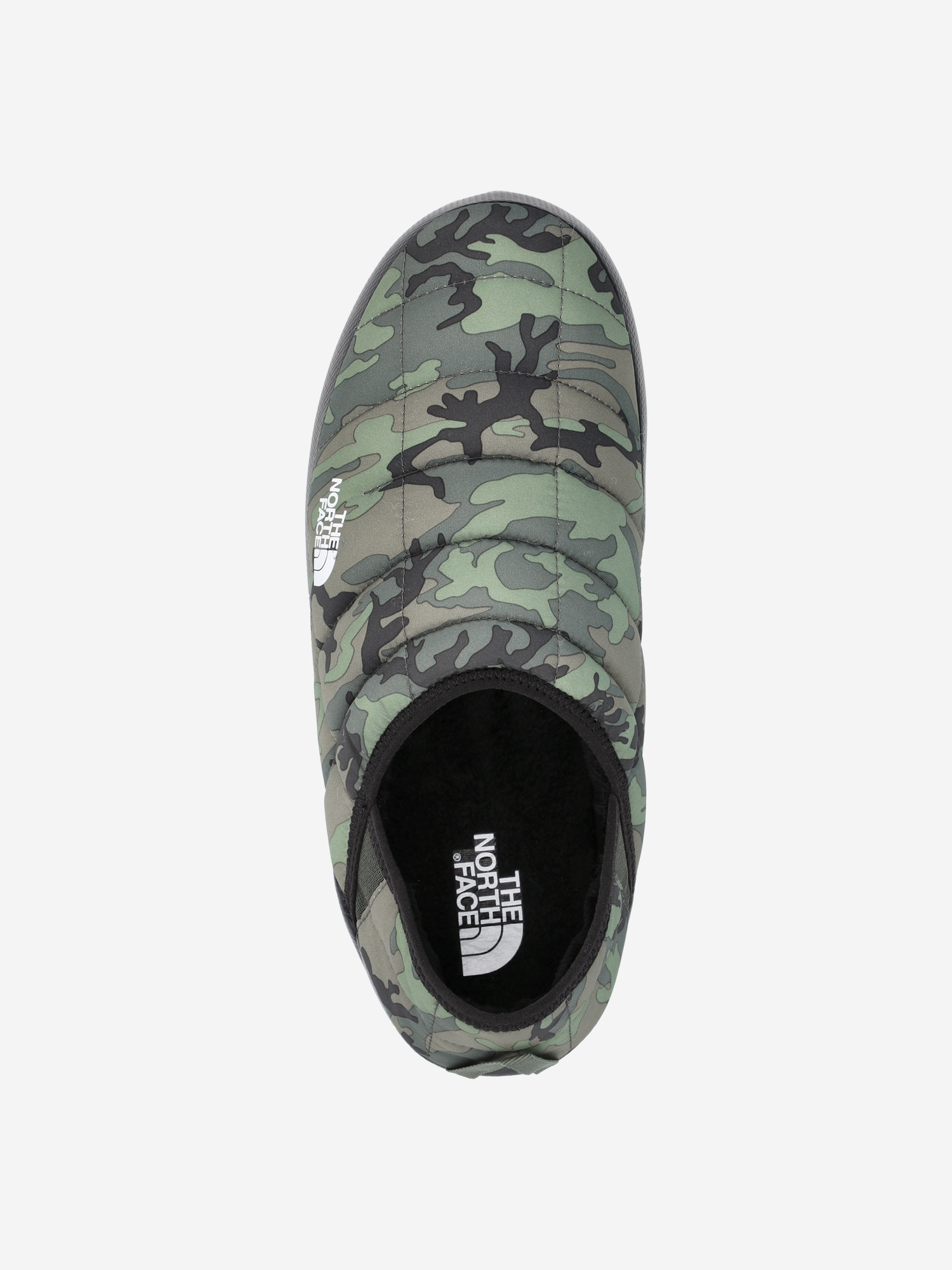 фото Слипоны утепленные мужские the north face thermoball traction mule v, зеленый