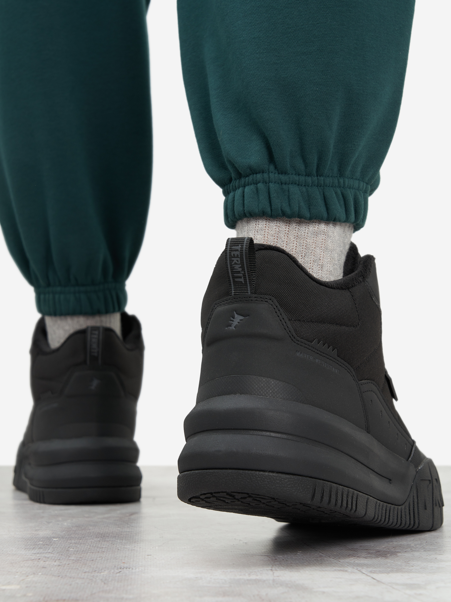 фото Кеды утепленные мужские termit invader hi 4.0, черный