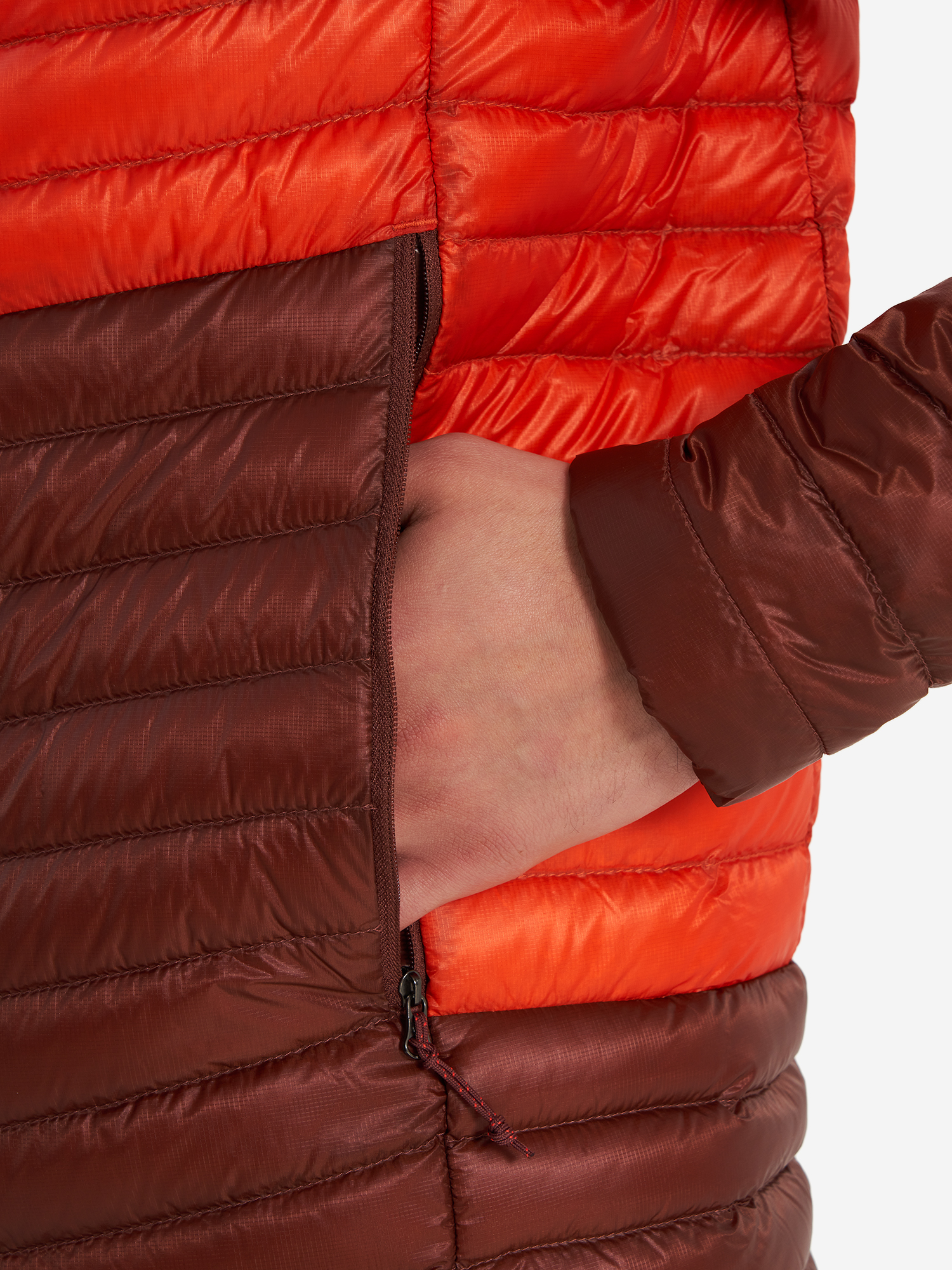 фото Пуховик мужской mountain hardwear ghost whisperer, оранжевый