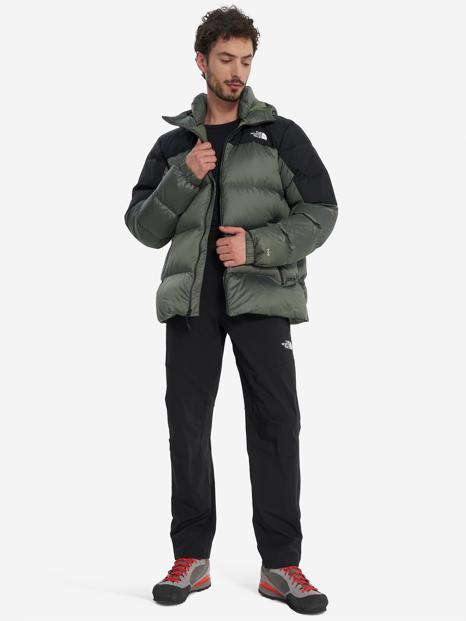 фото Пуховик мужской the north face diablo down 2.0, зеленый