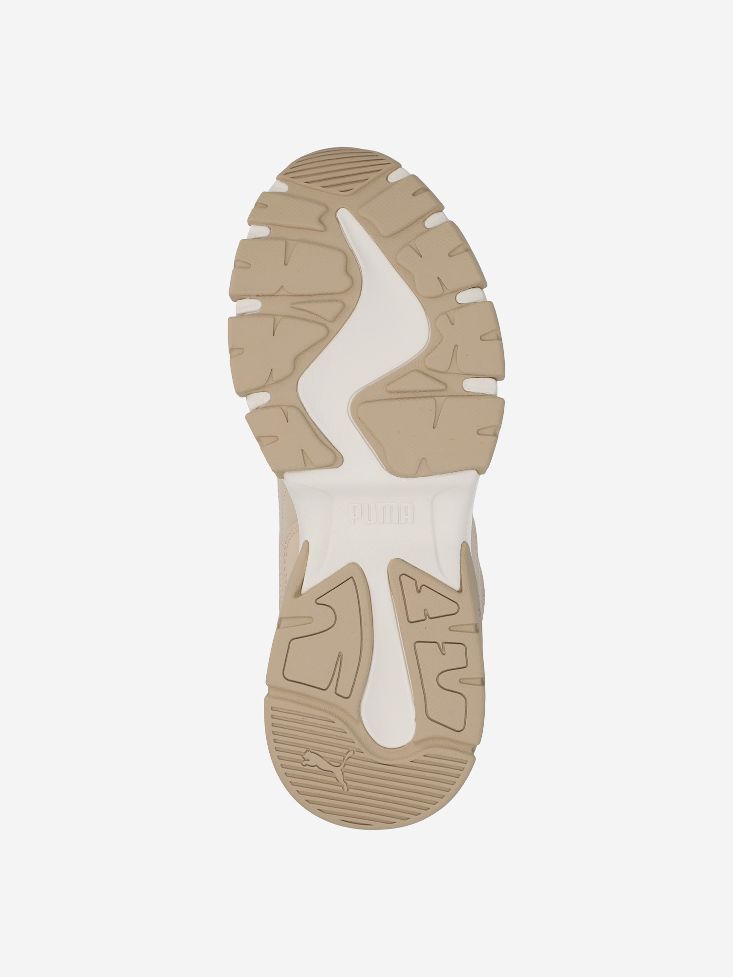 фото Кроссовки женские puma cassia via mid, бежевый