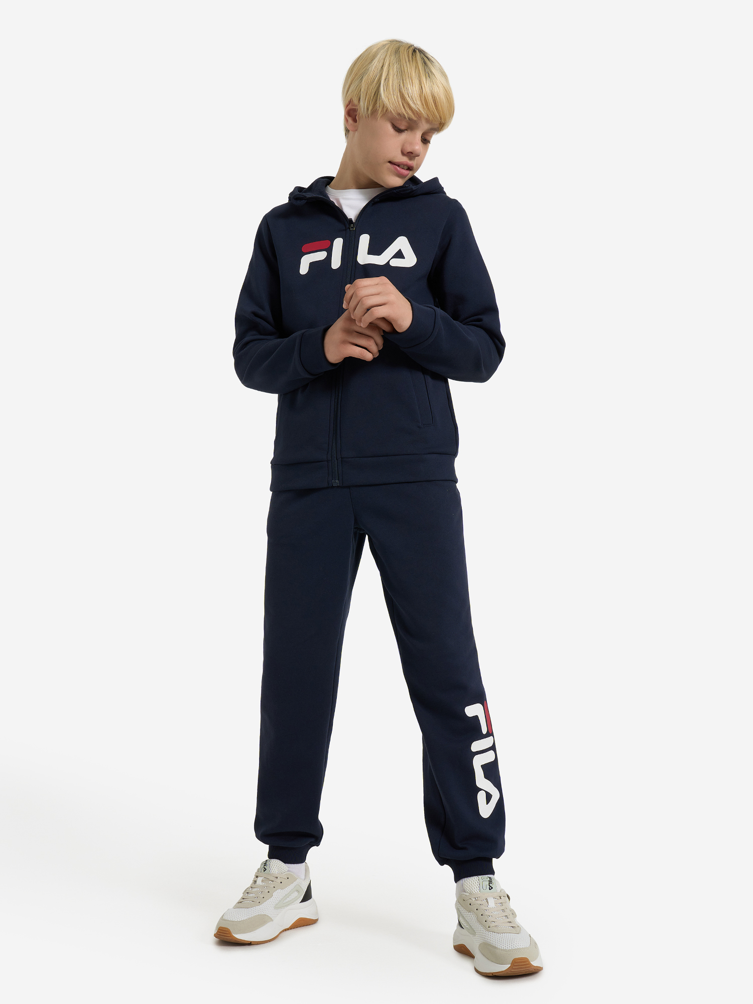 фото Толстовка для мальчиков fila, синий