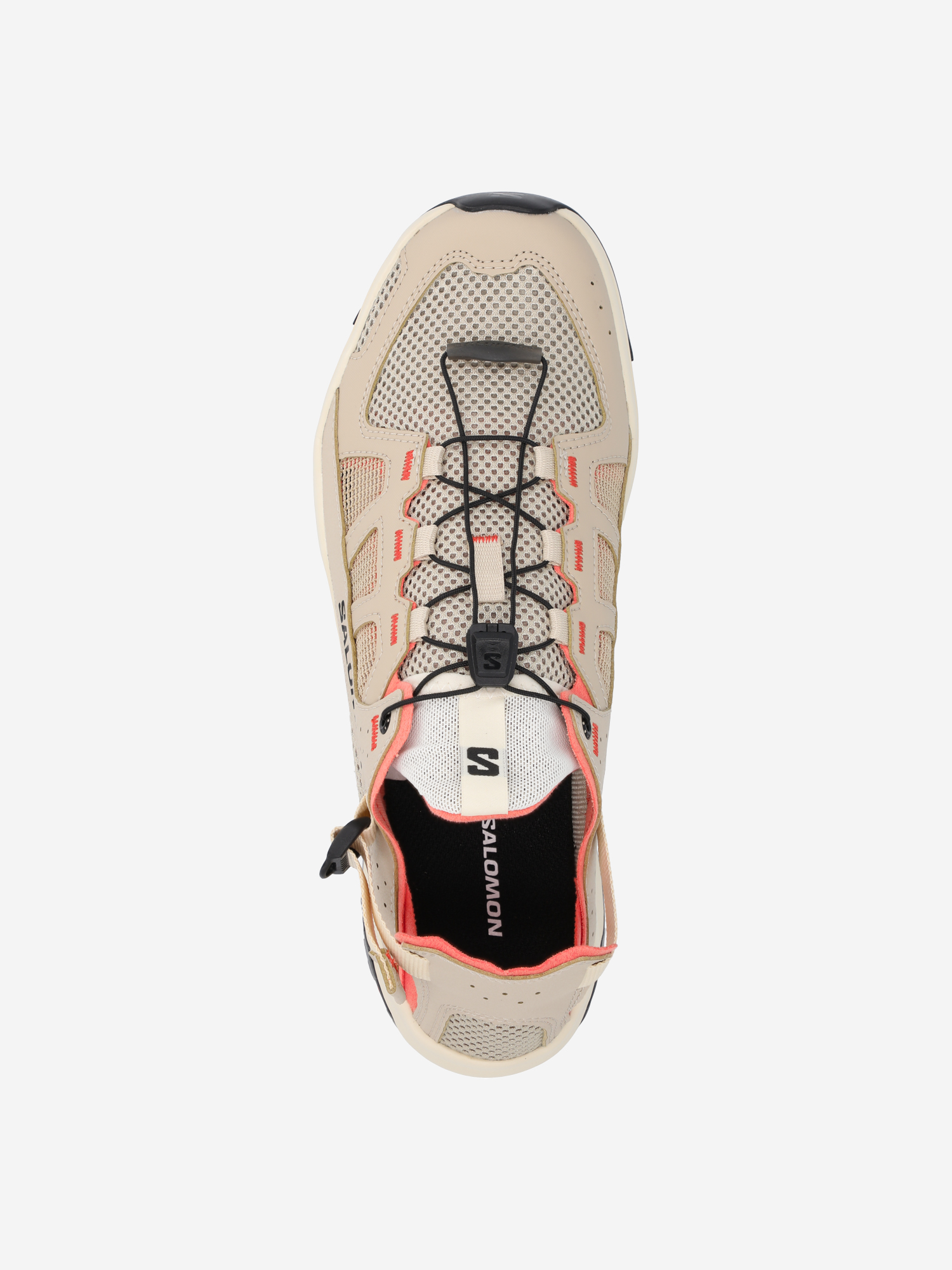 фото Кроссовки женские salomon techamphibian 5, бежевый