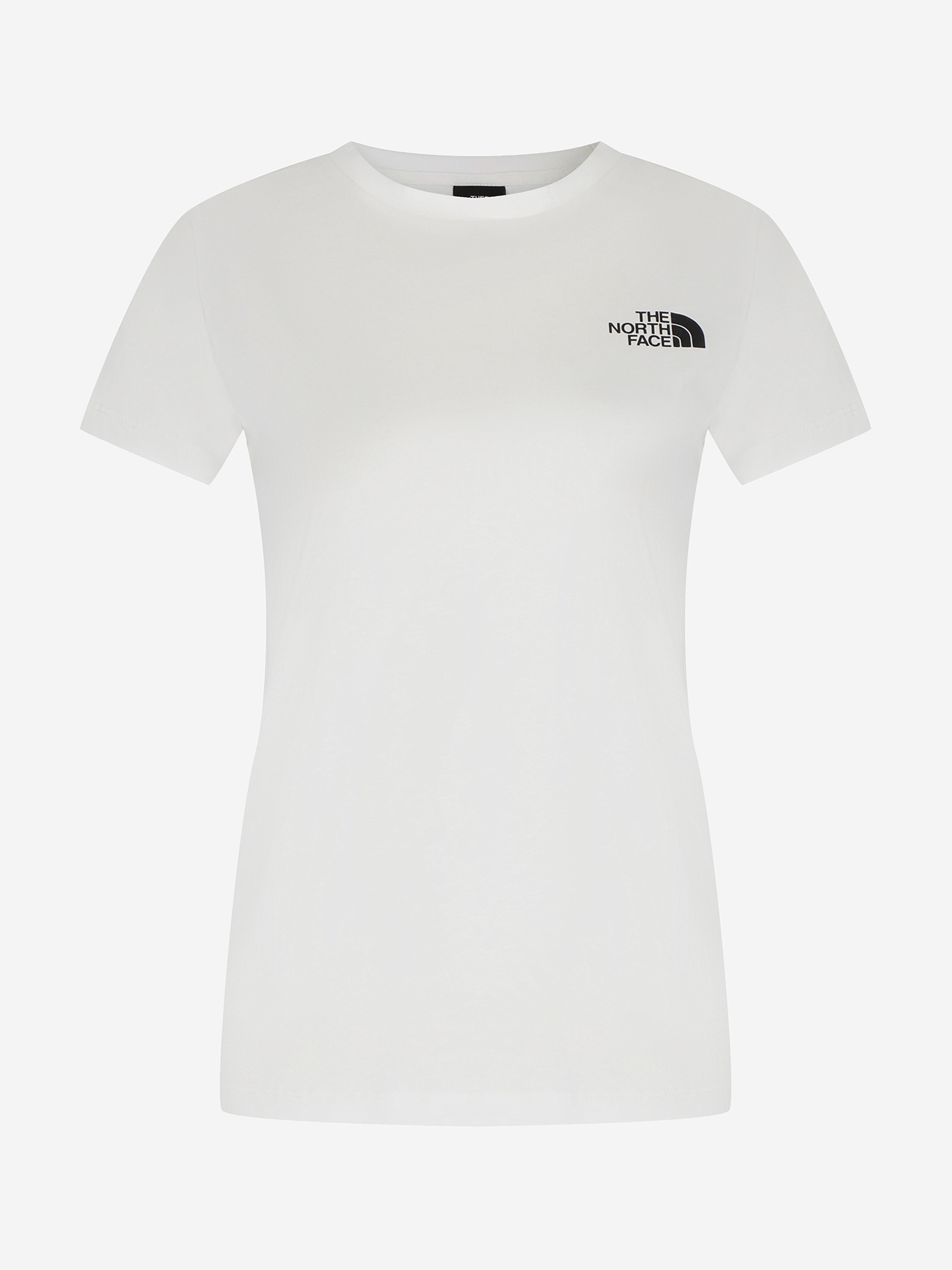 фото Футболка женская the north face box nse slim, белый