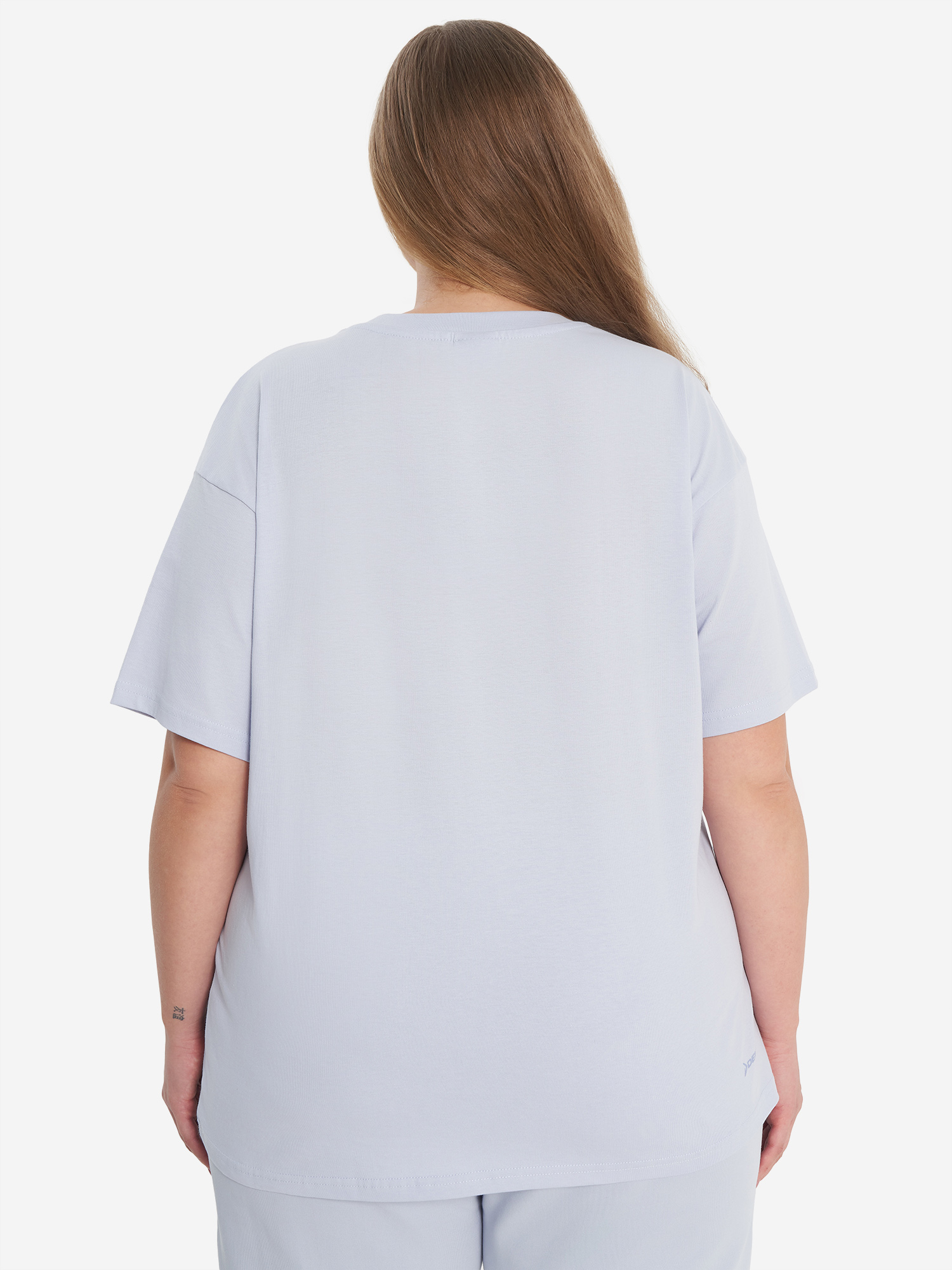 фото Футболка женская demix, plus size, фиолетовый