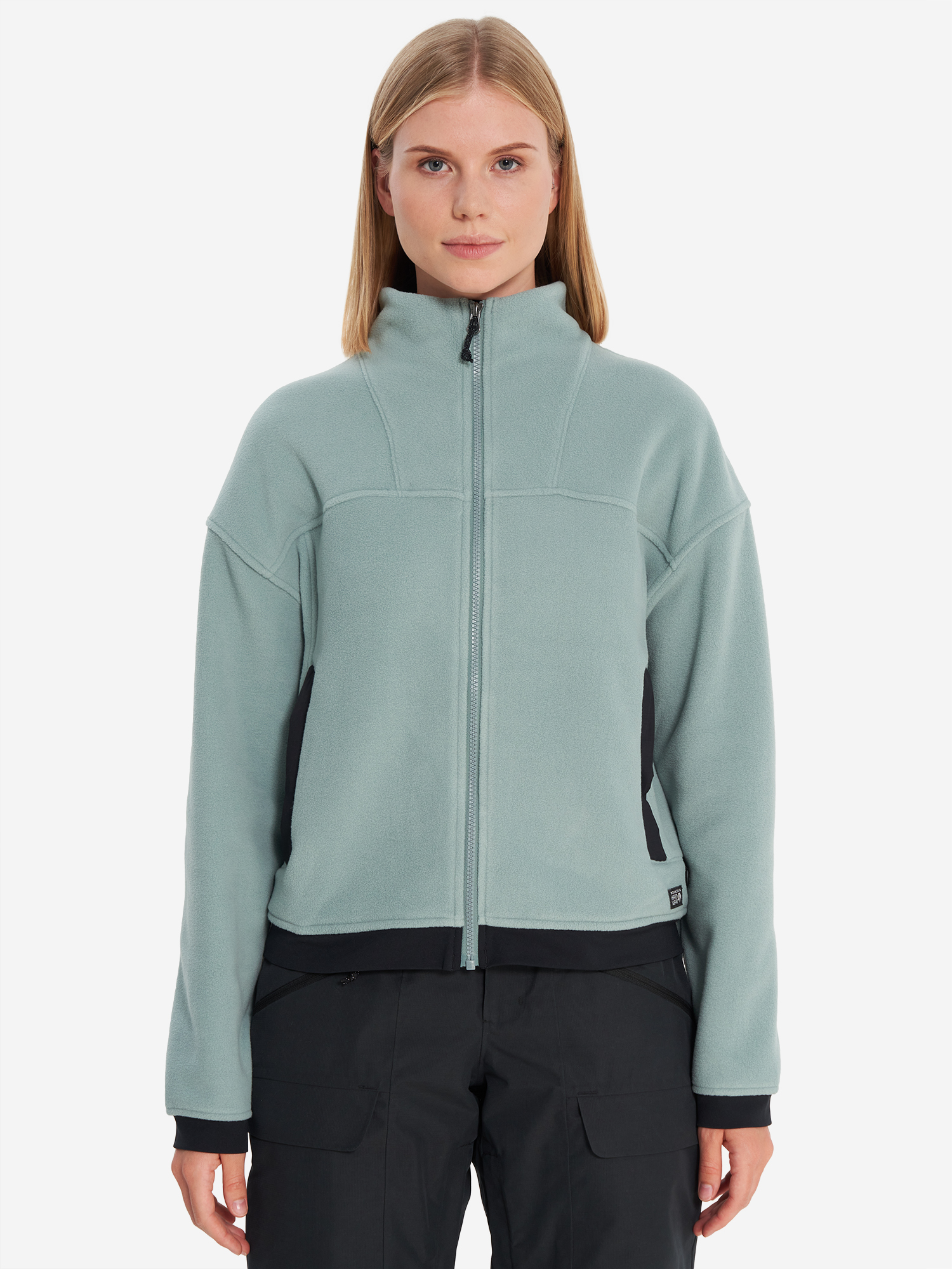 фото Толстовка женская mountain hardwear powder maven, голубой