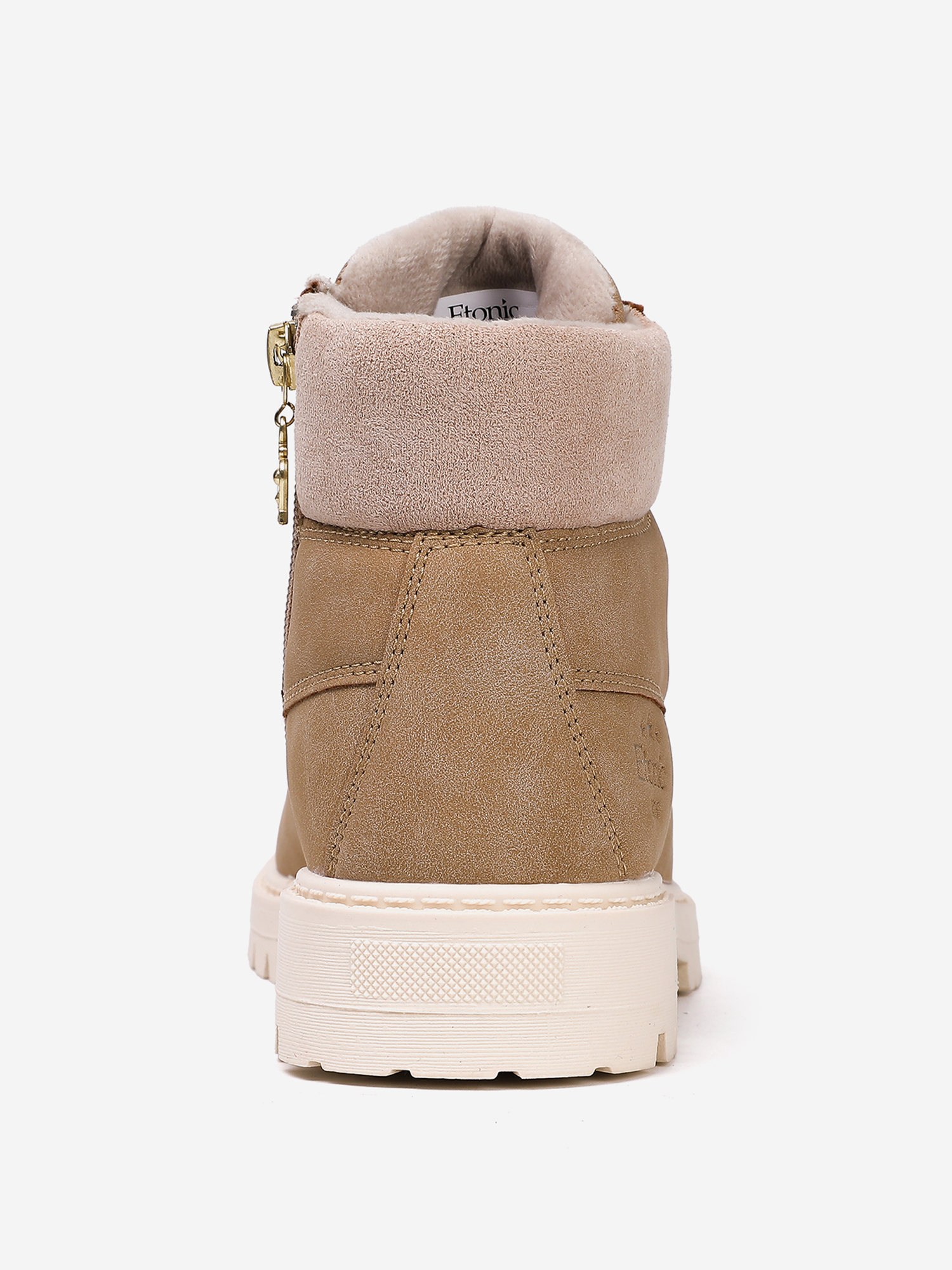 фото Ботинки утепленные для девочек etonic aspen vintage, бежевый