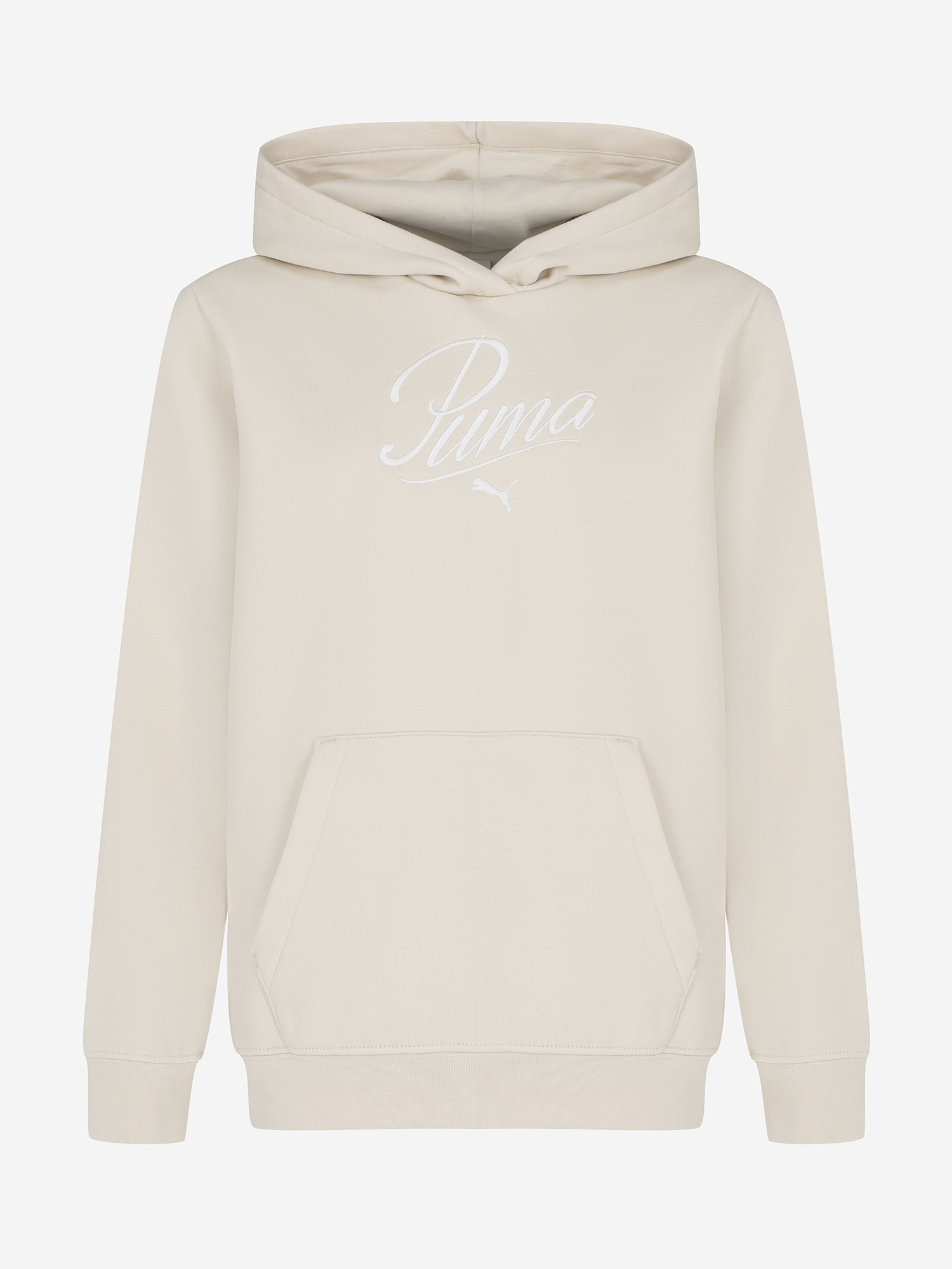 фото Худи для девочек puma script, бежевый