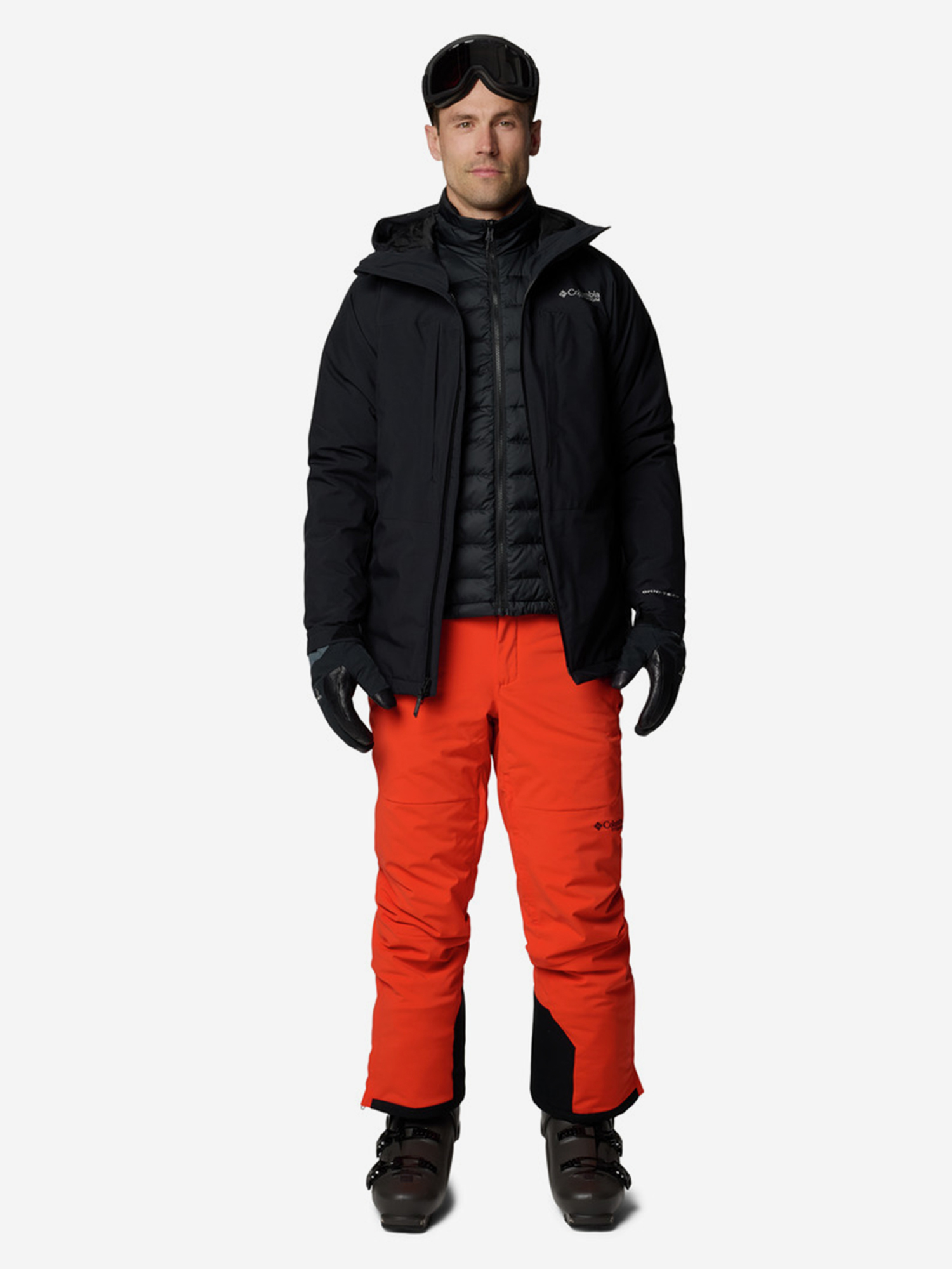 фото Куртка 3 в 1 мужская columbia winter district ii interchange jacket, черный