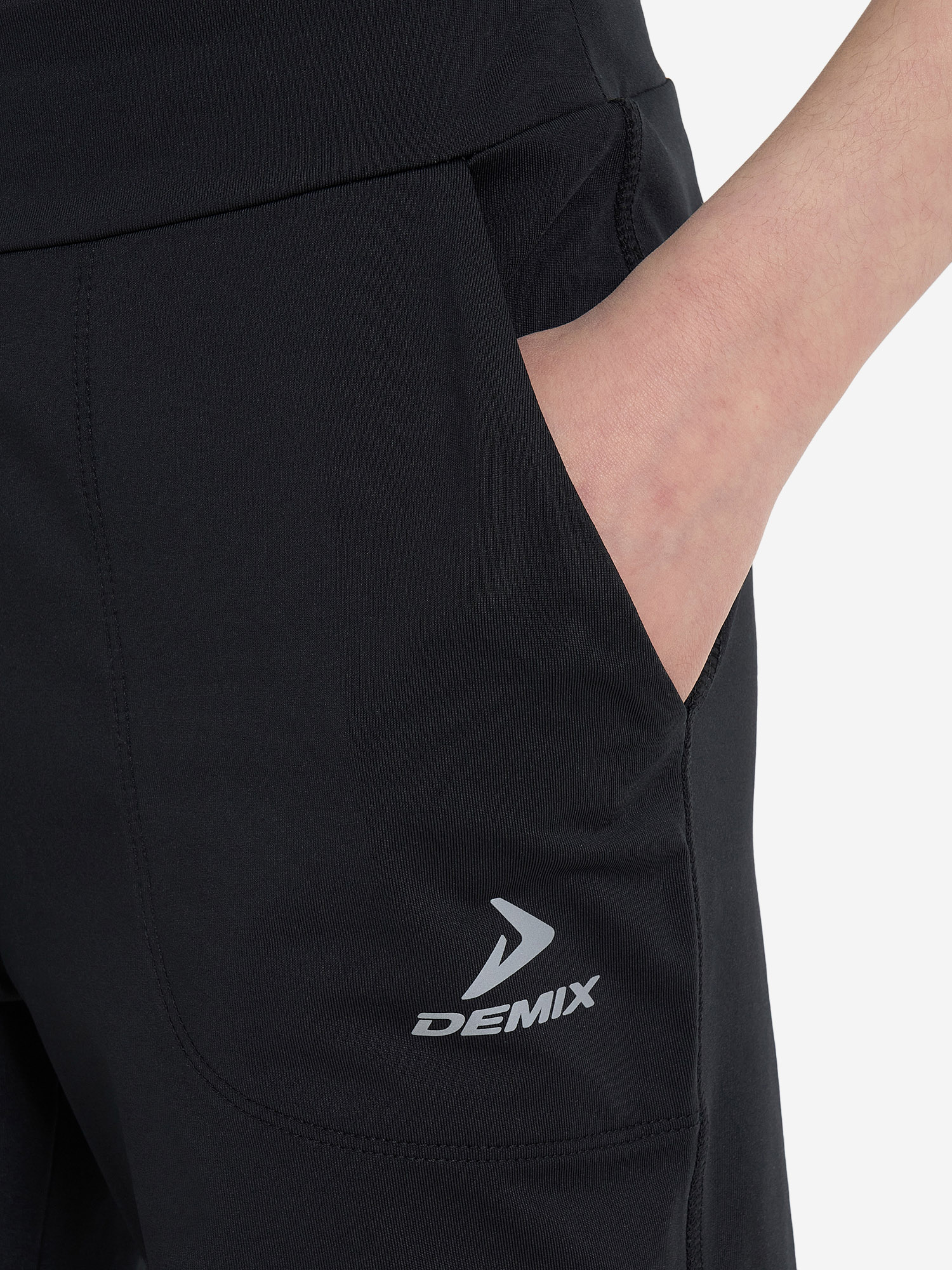 фото Брюки для девочек demix, черный