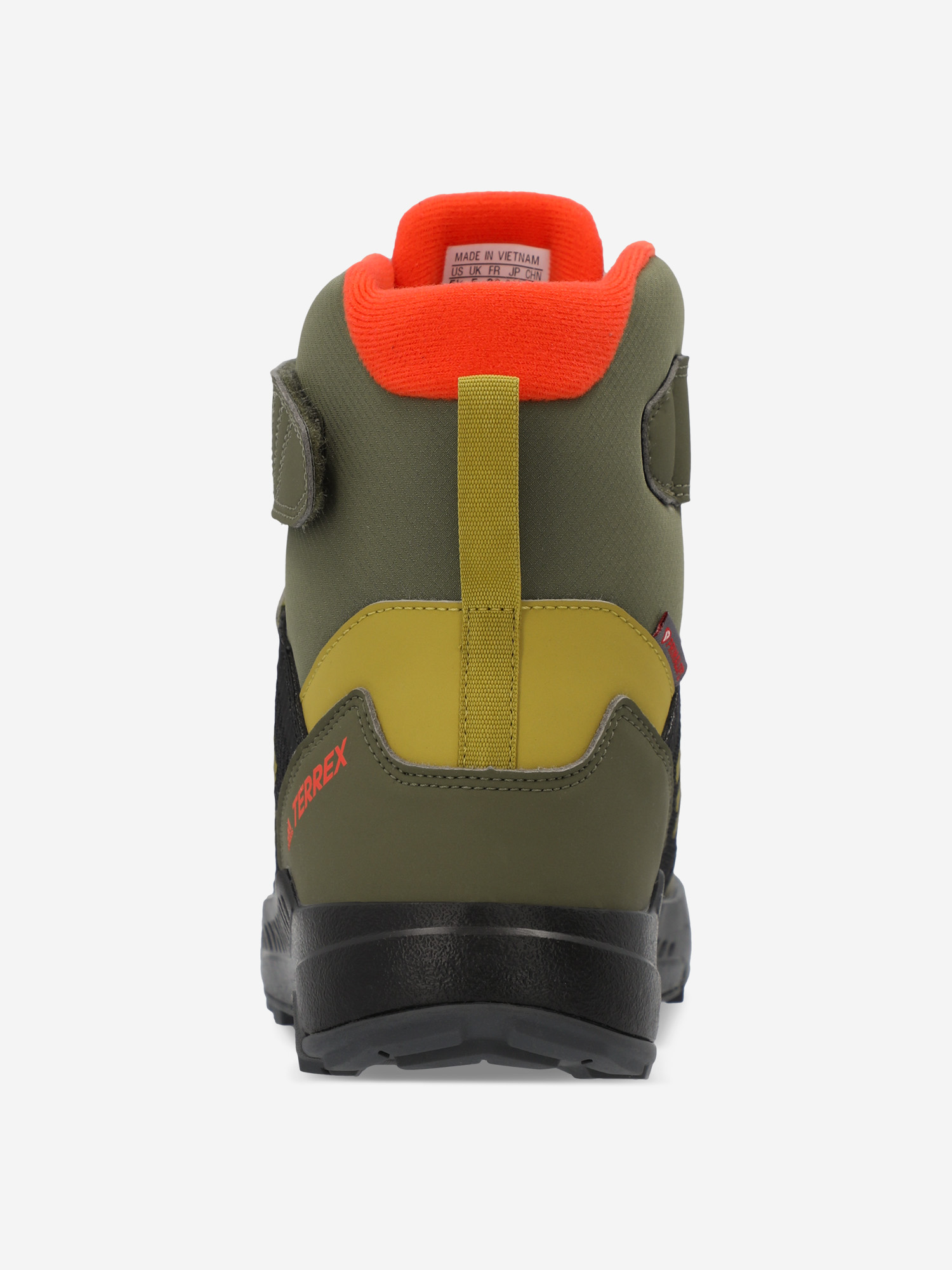 фото Ботинки утепленные для мальчиков adidas terrex trailmaker high c.rdy k, зеленый