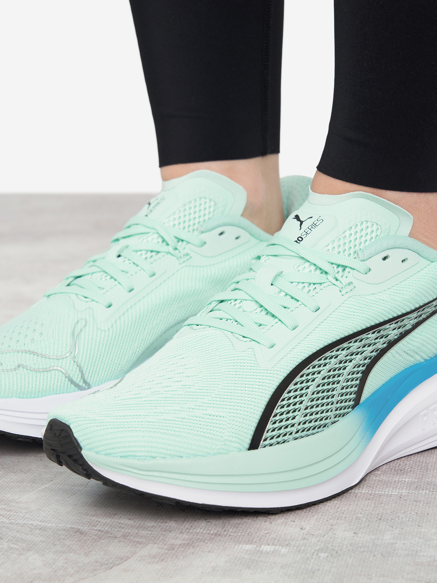фото Кроссовки женские puma darter pro, зеленый