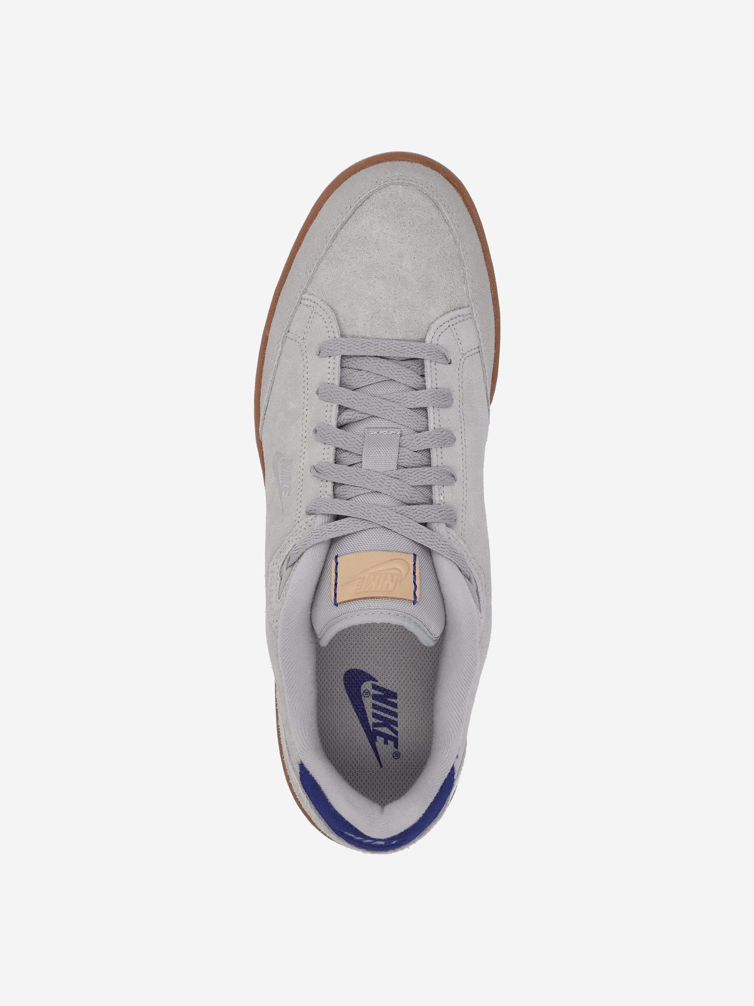 фото Кеды мужские nike grandstand ii suede, серый