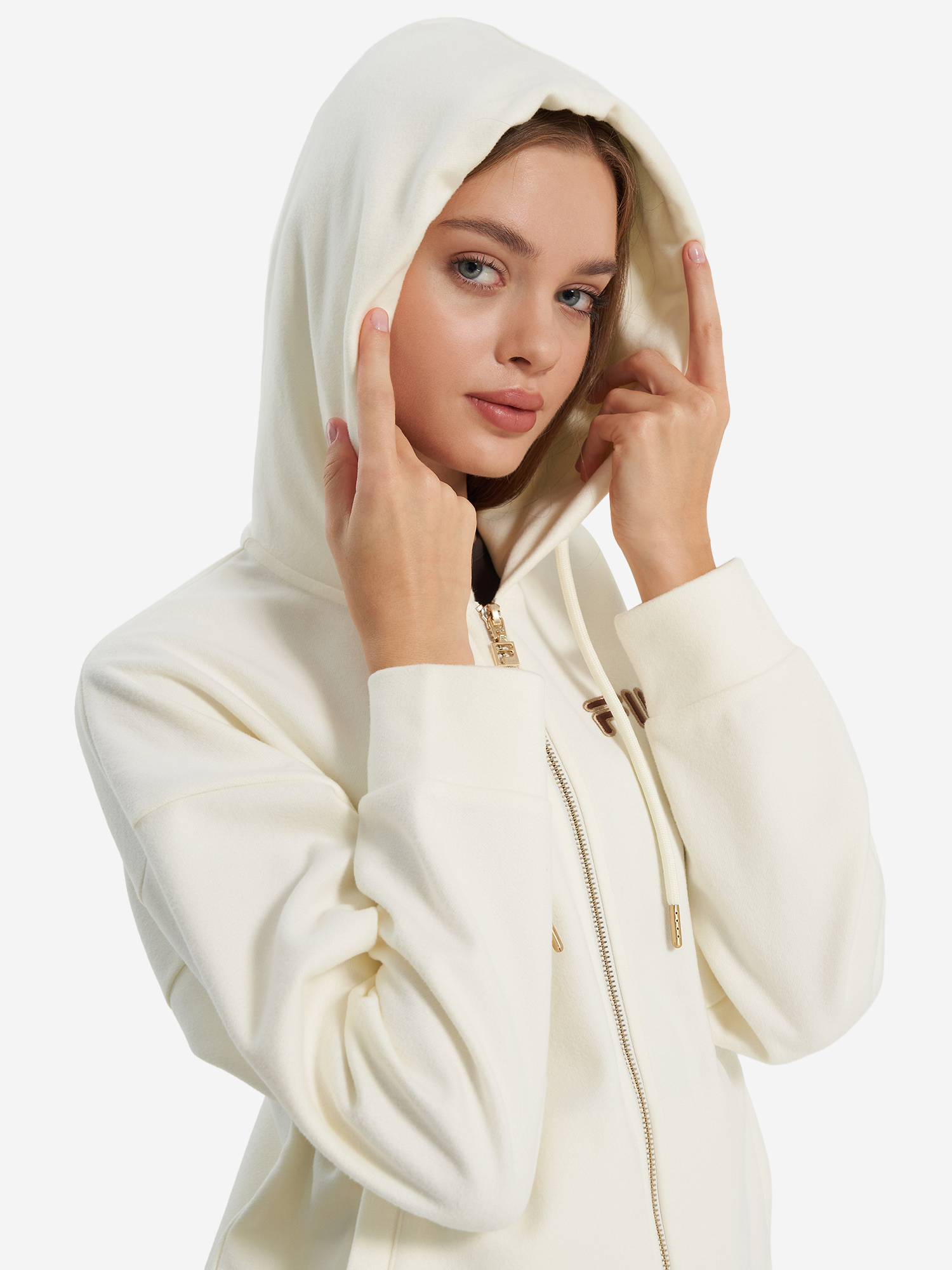фото Толстовка женская fila, желтый