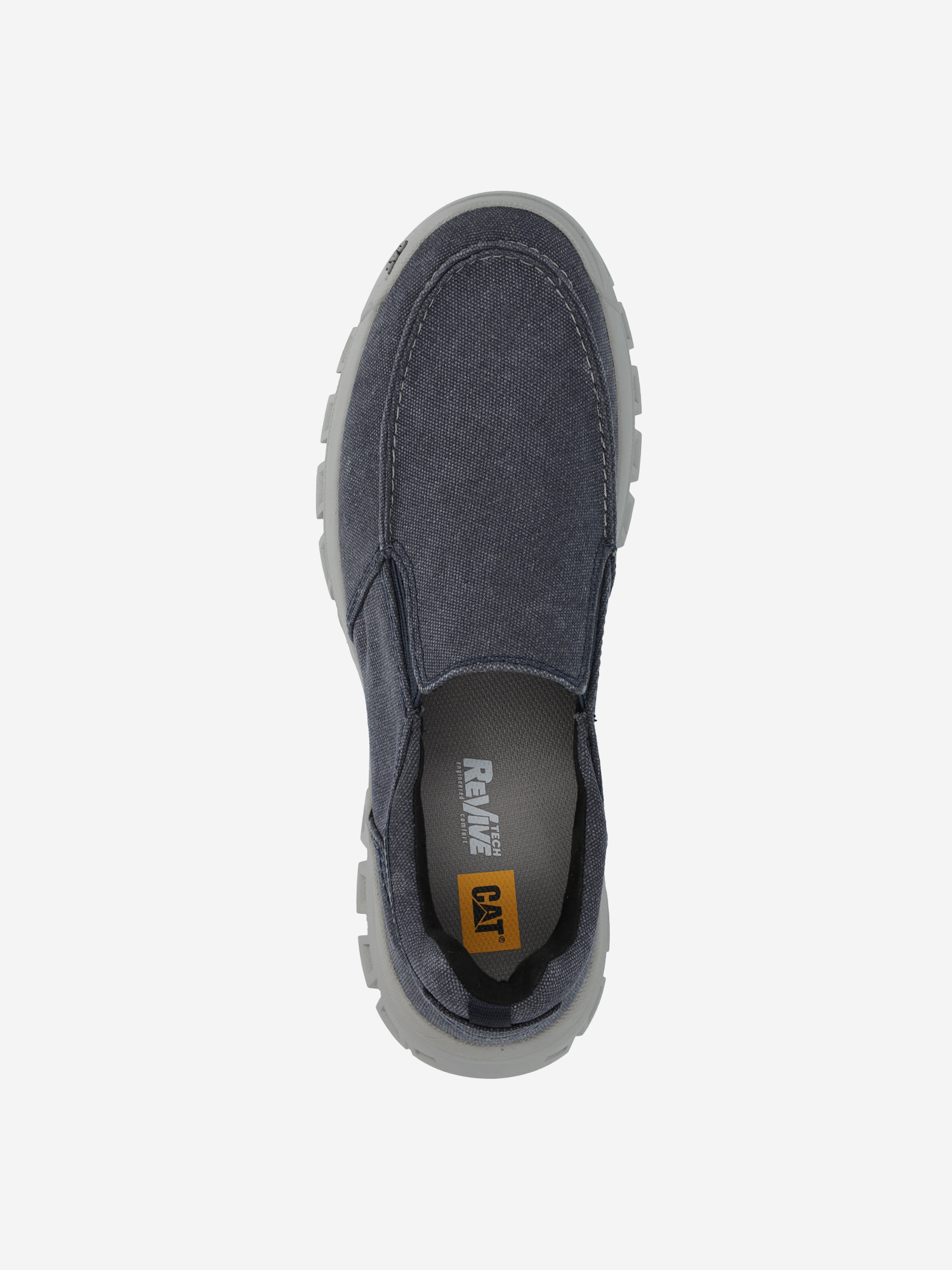 фото Слипоны мужские caterpillar threshold slip on canvas, синий