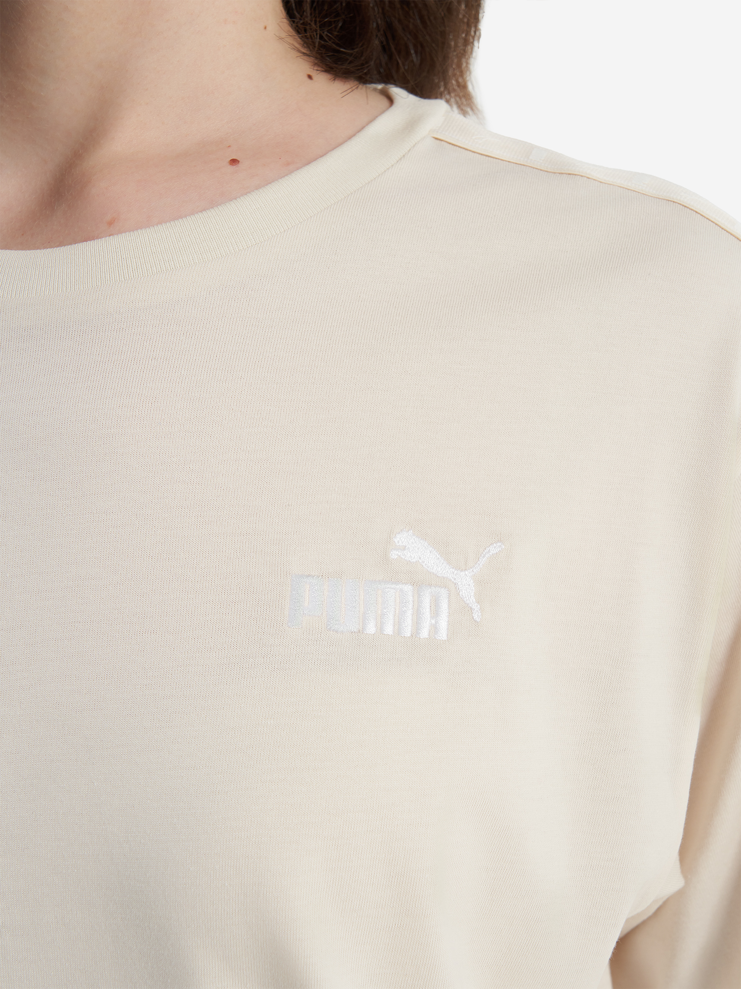 фото Футболка женская puma, бежевый