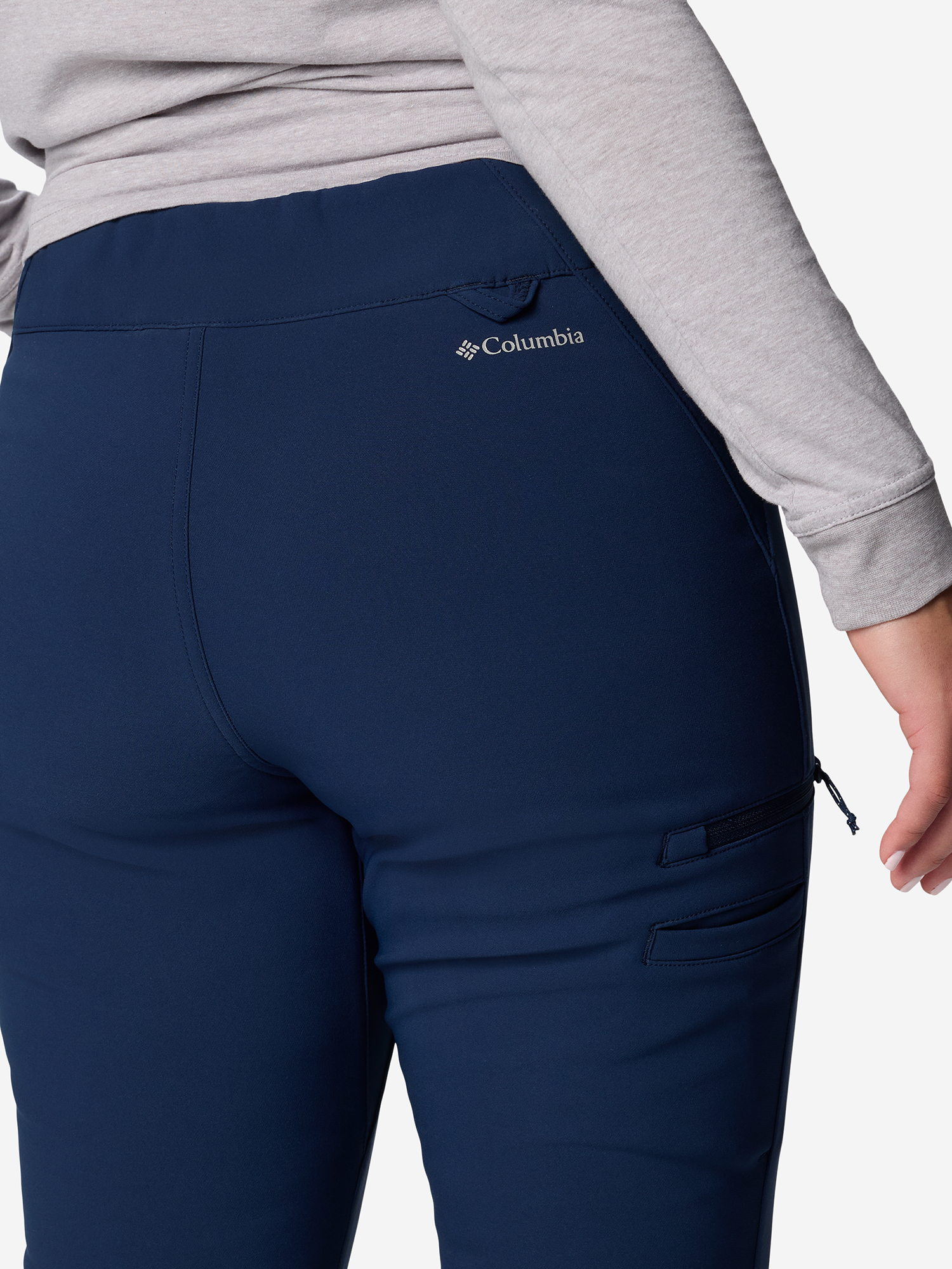 фото Брюки женские columbia back beauty high-rise pant, синий