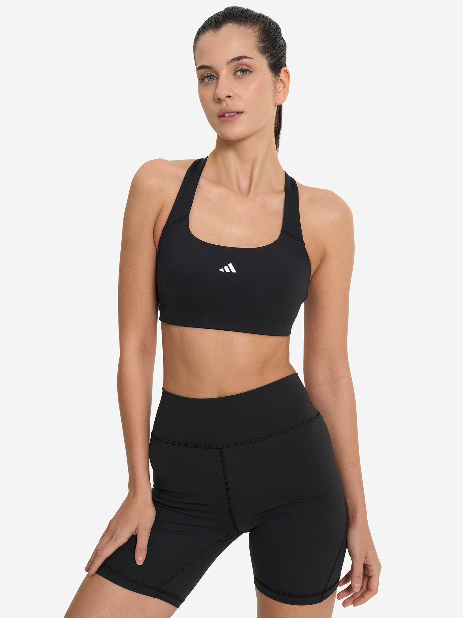 фото Топ бра спортивный adidas, черный