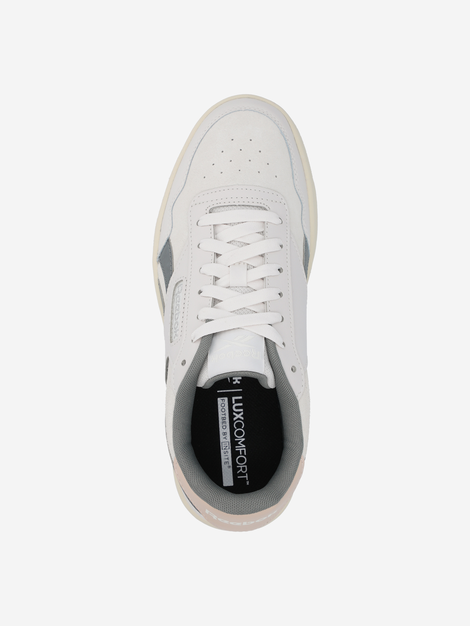 фото Кеды женские reebok court advance, бежевый