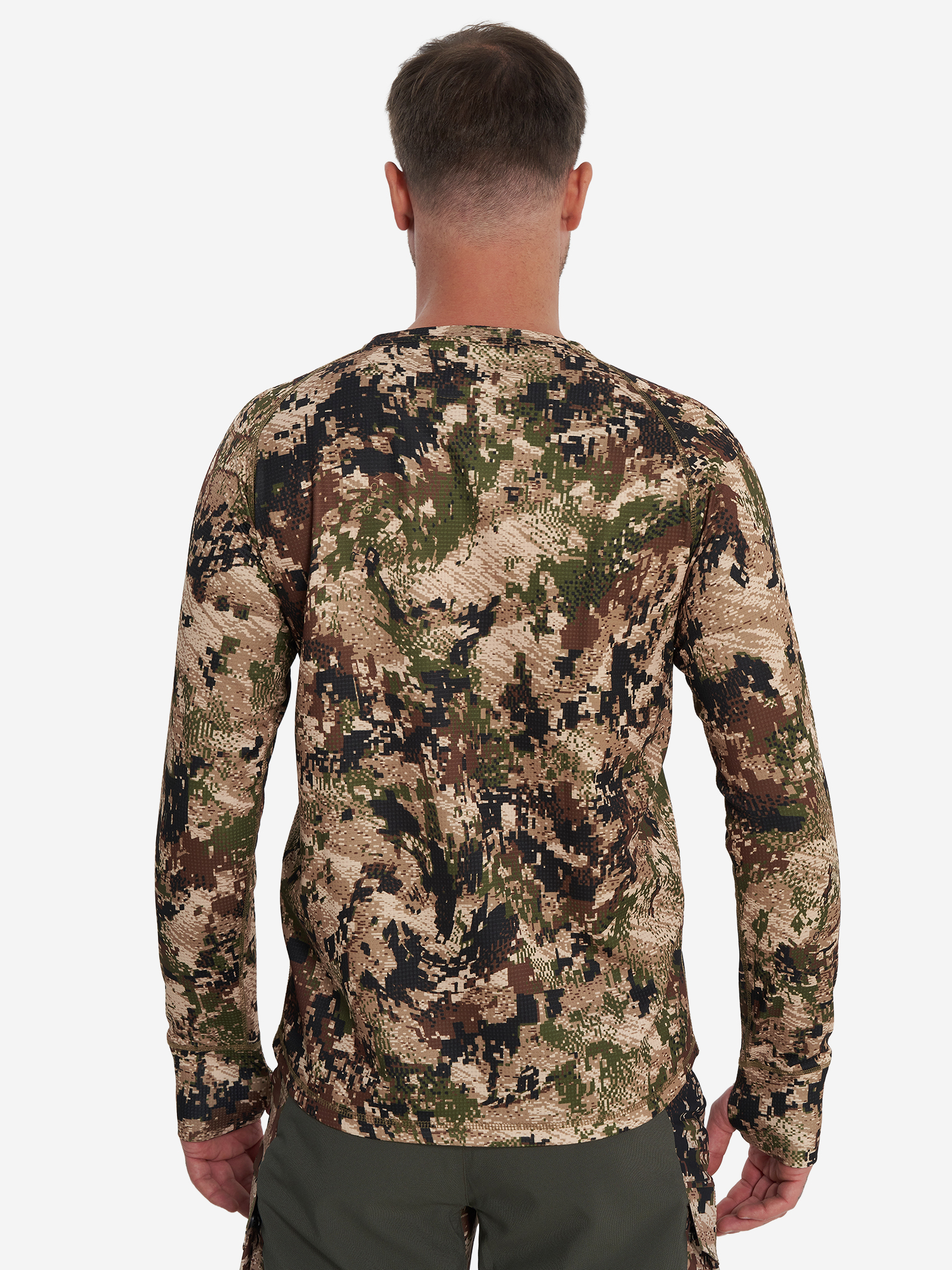 фото Лонгслив мужской remington inside fit, коричневый