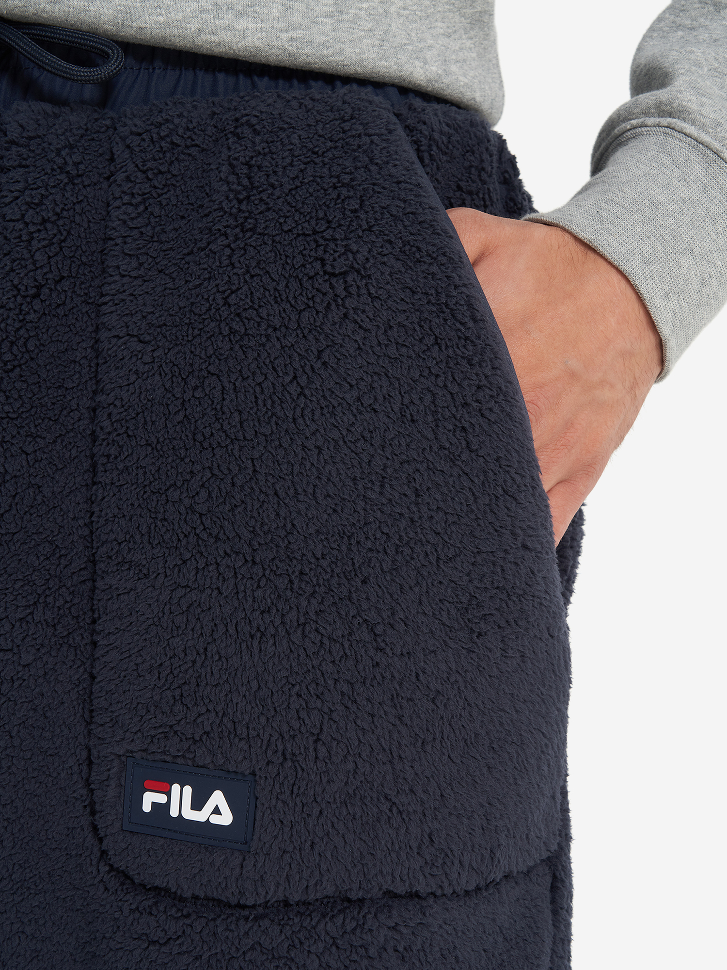 фото Брюки флисовые мужские fila, синий