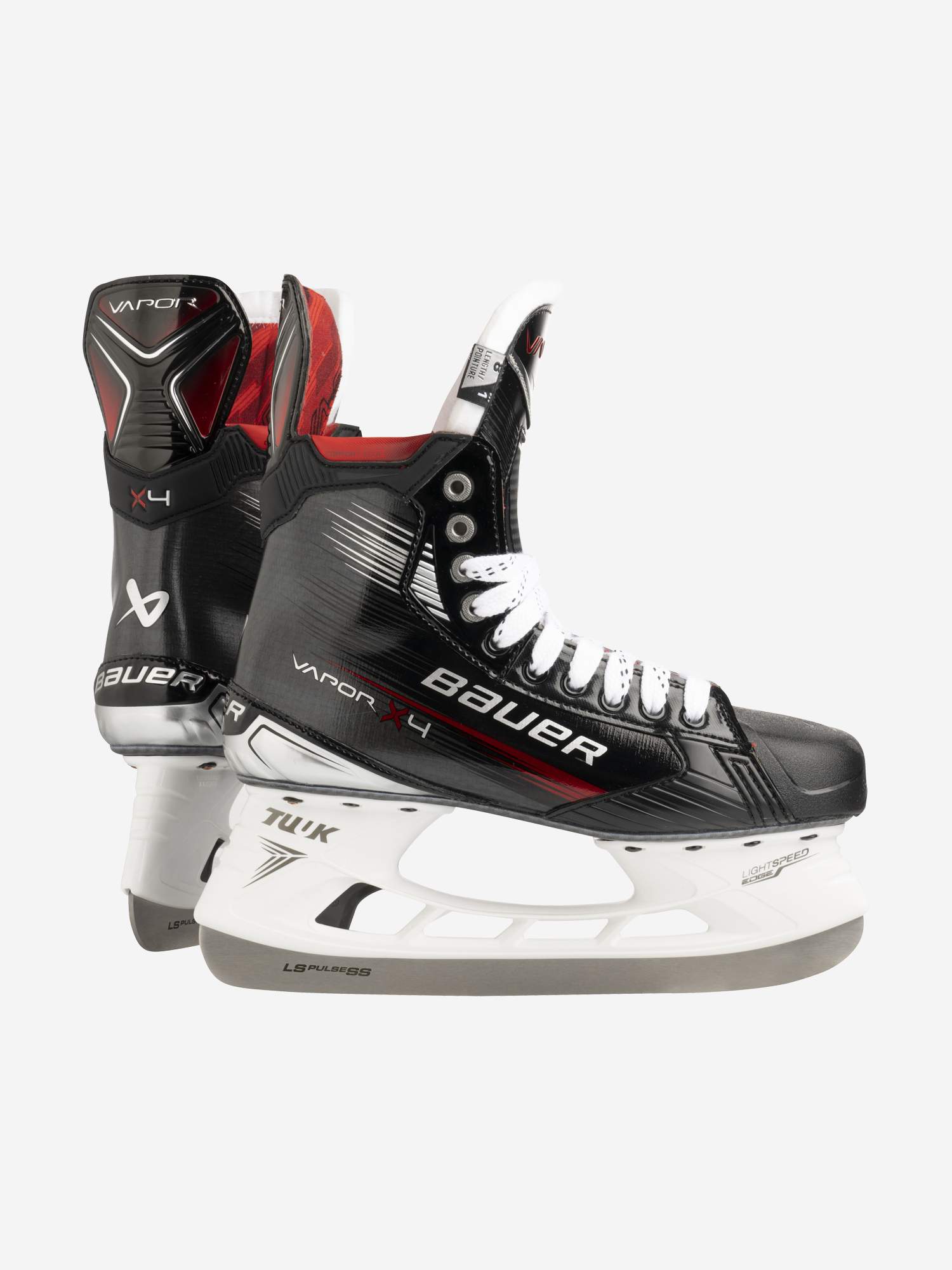 фото Коньки хоккейные bauer vapor x4 sr fit2, черный