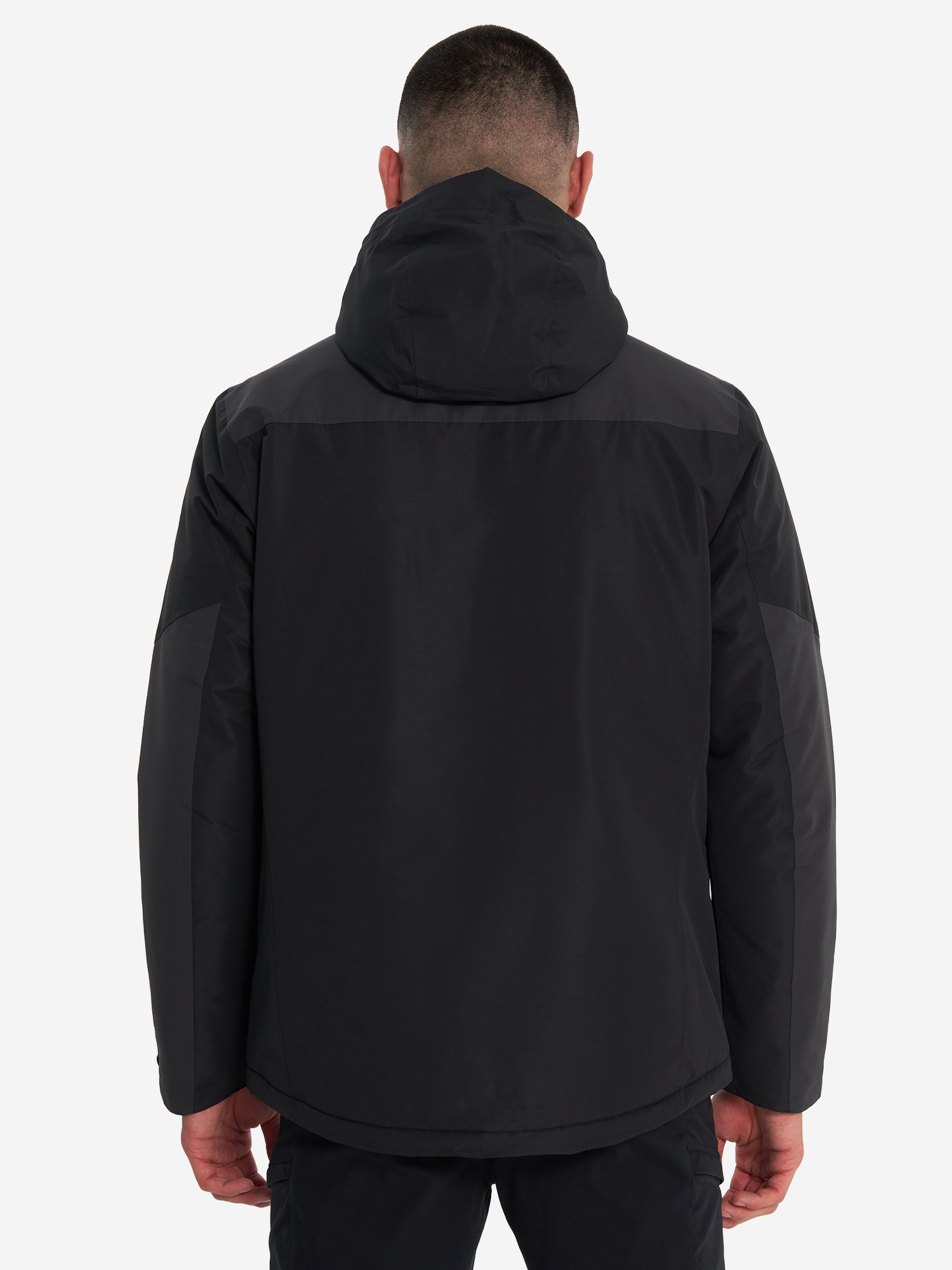 фото Куртка утепленная мужская jack wolfskin jasper, черный
