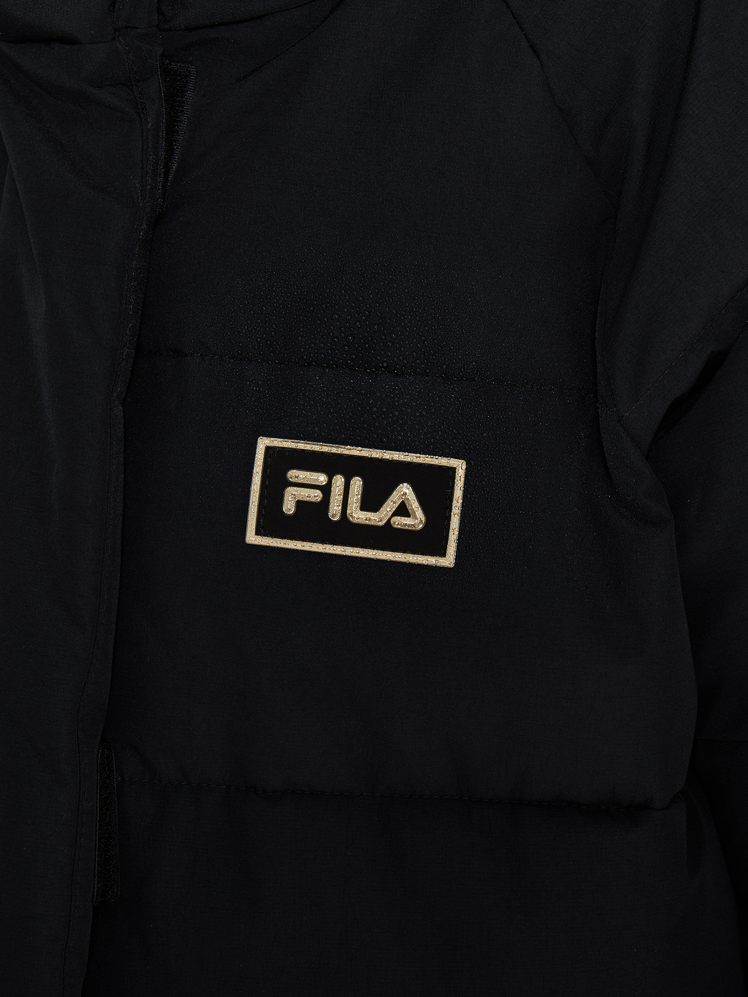 фото Пальто утепленное для девочек fila, черный