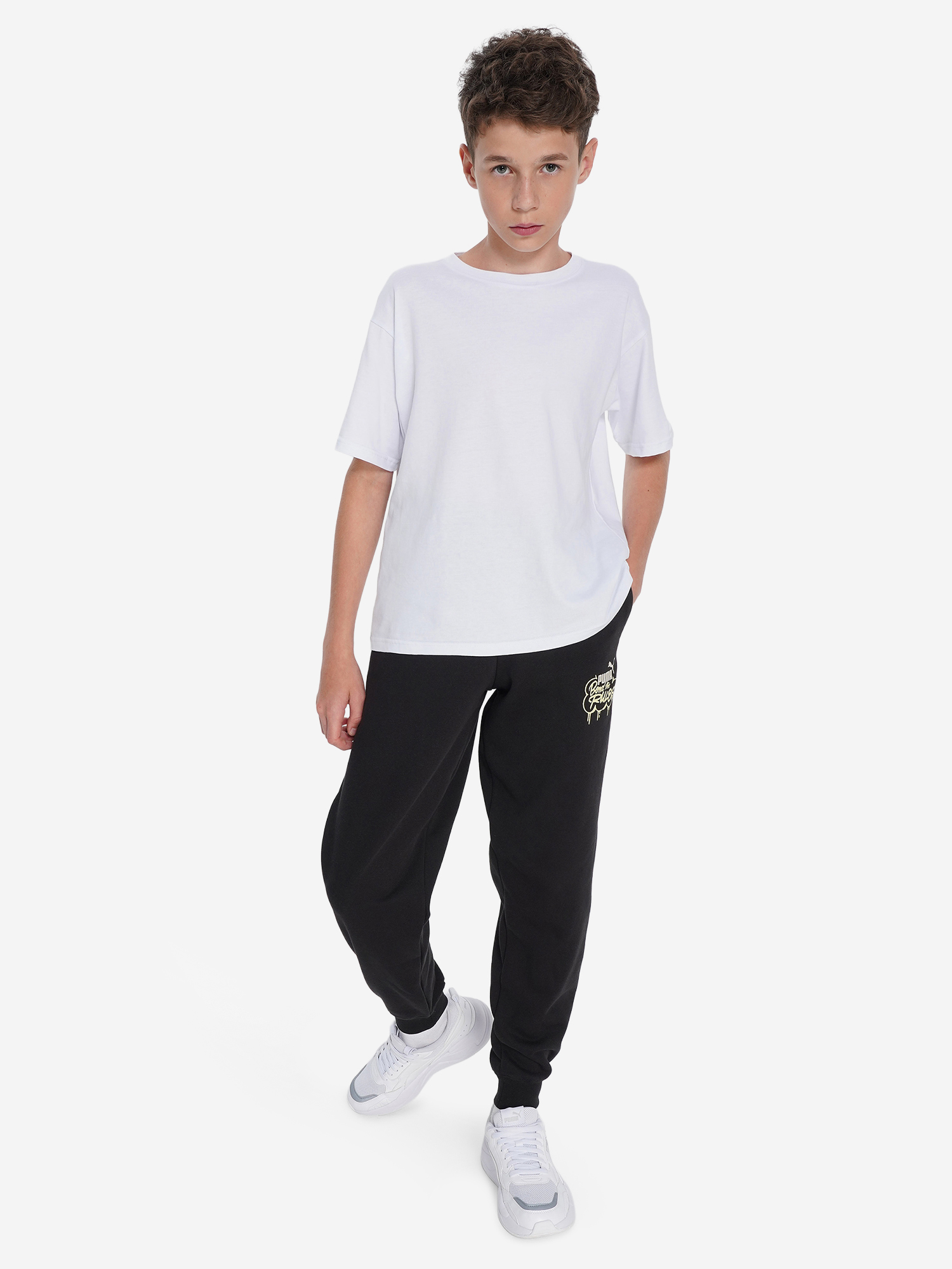 фото Брюки для мальчиков puma mid90 s, черный