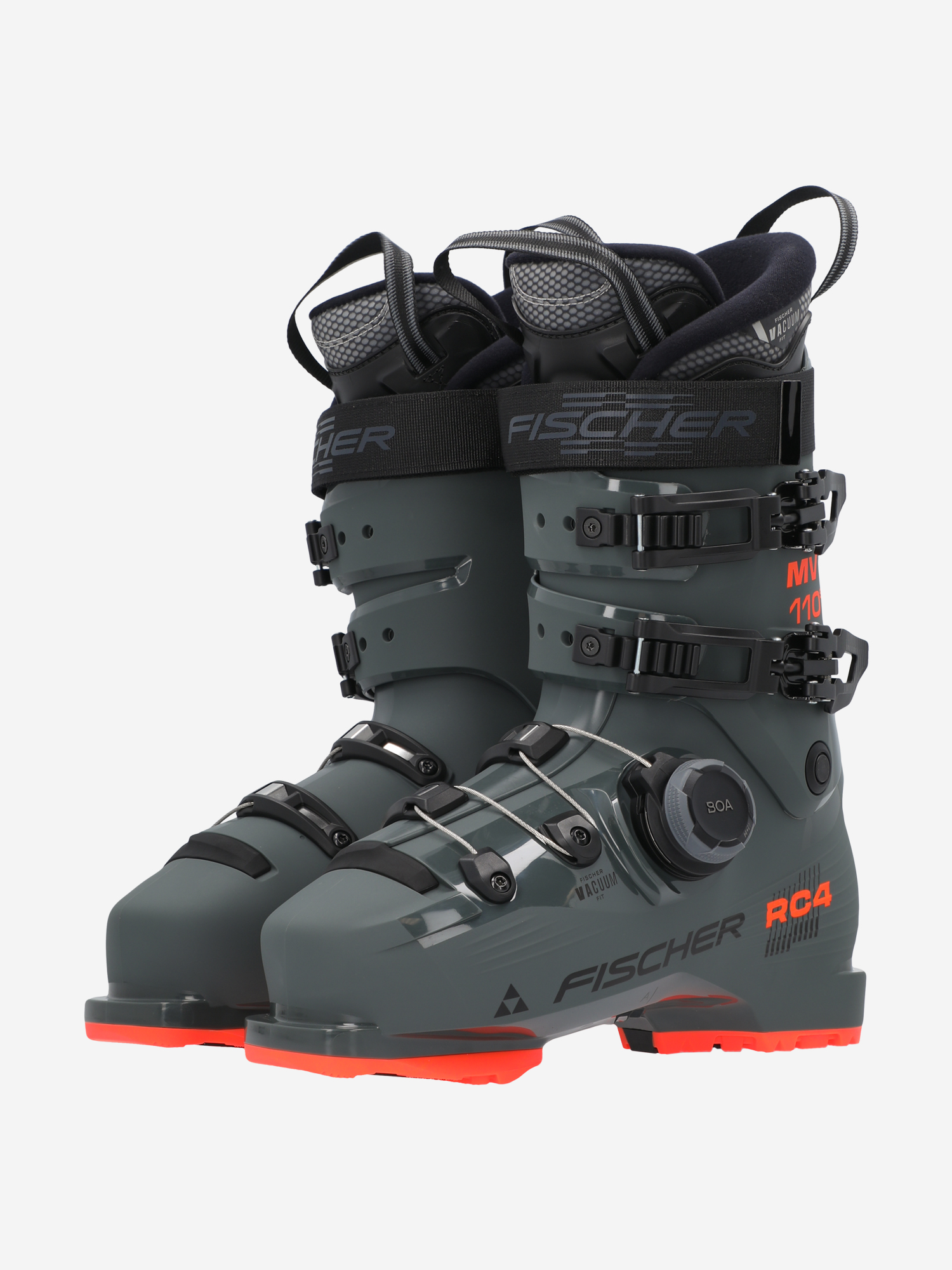 фото Ботинки горнолыжные fischer rc4 110 mv s boa, серый