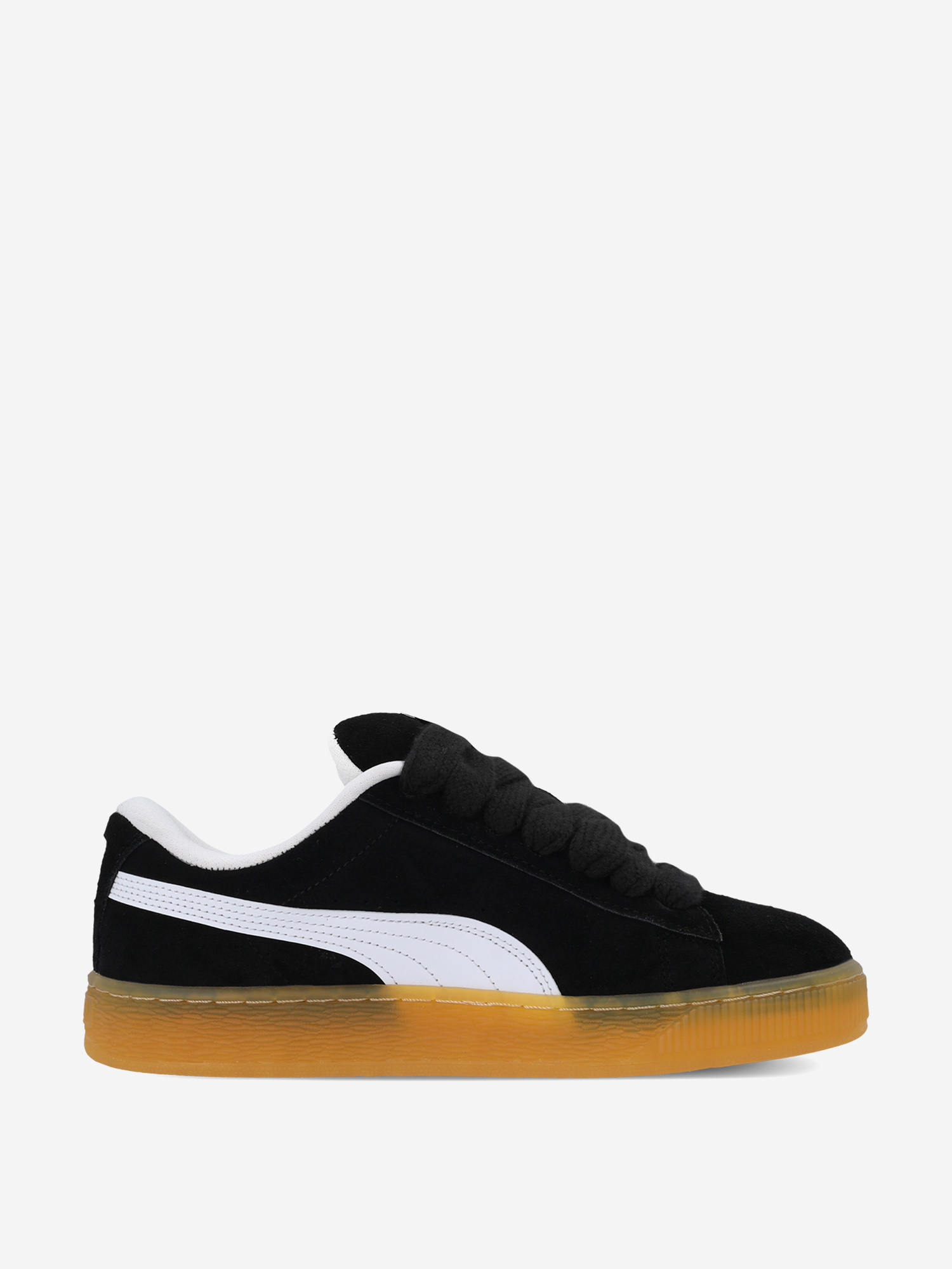фото Кеды женские puma suede xl dark risk, черный