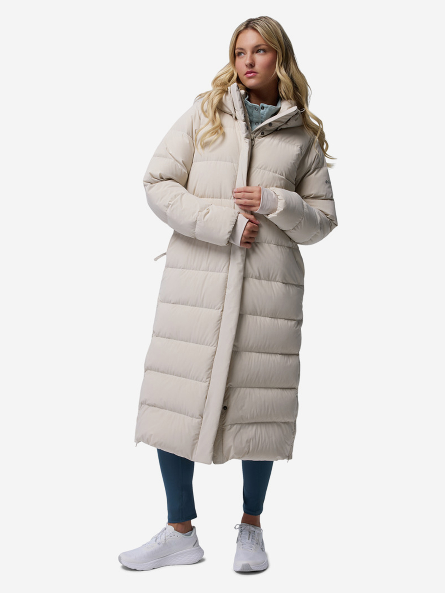 фото Пуховик женский columbia amaze puff, бежевый