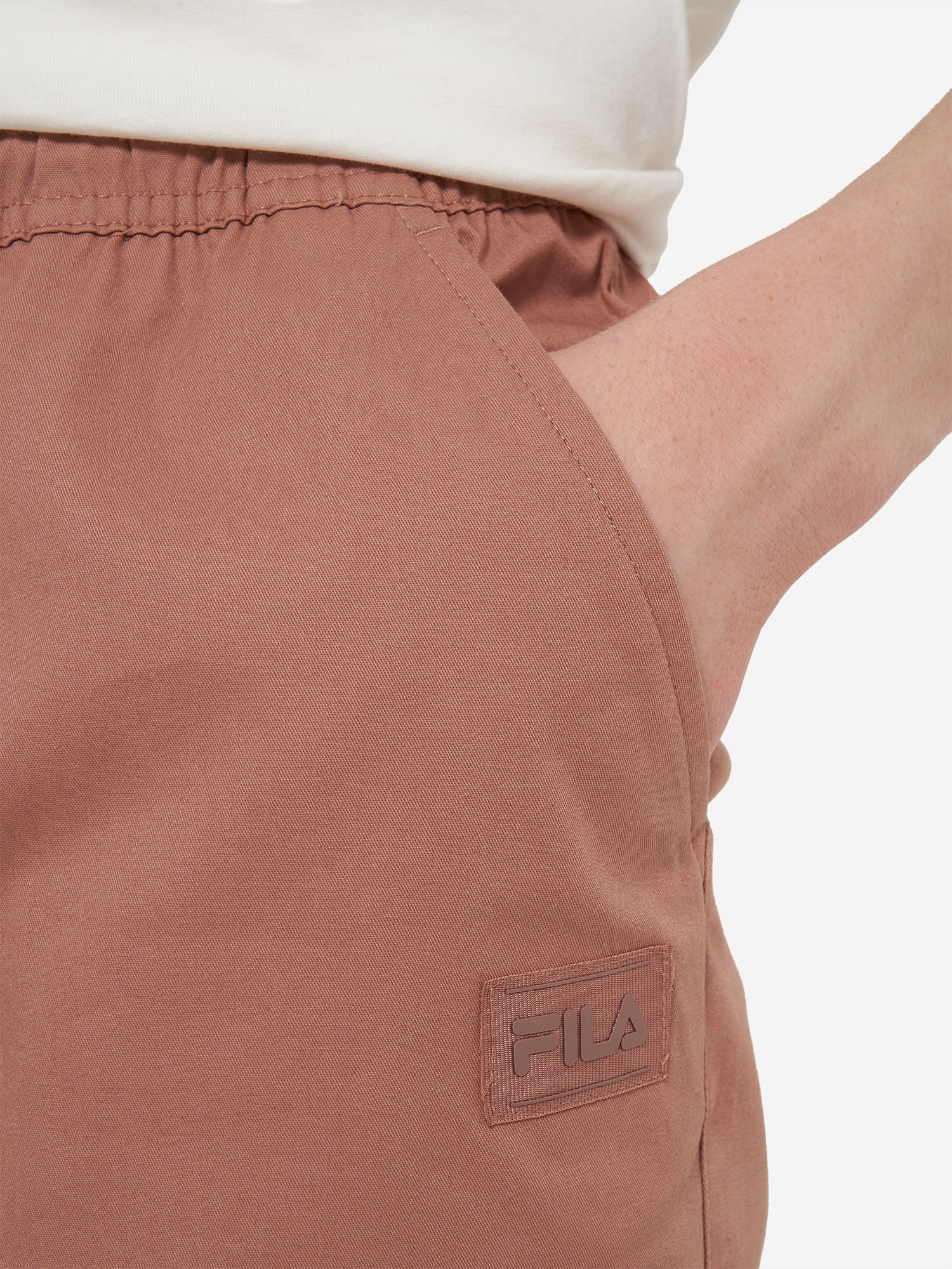 фото Брюки для мальчиков fila, коричневый