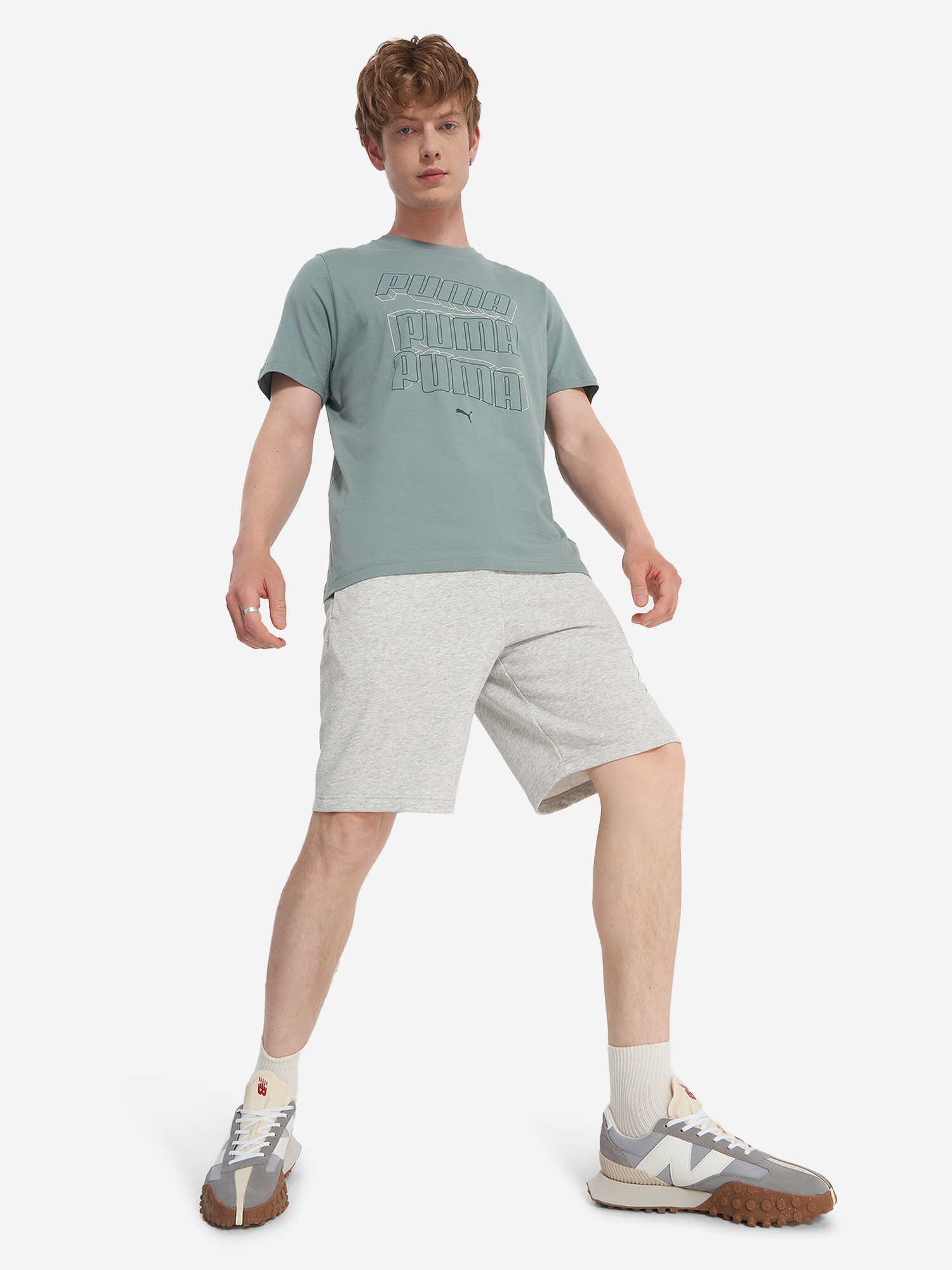 фото Футболка мужская puma, зеленый