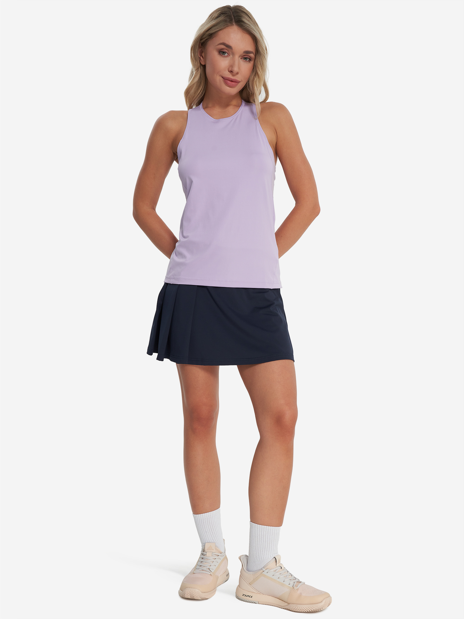 фото Майка женская adidas club, фиолетовый