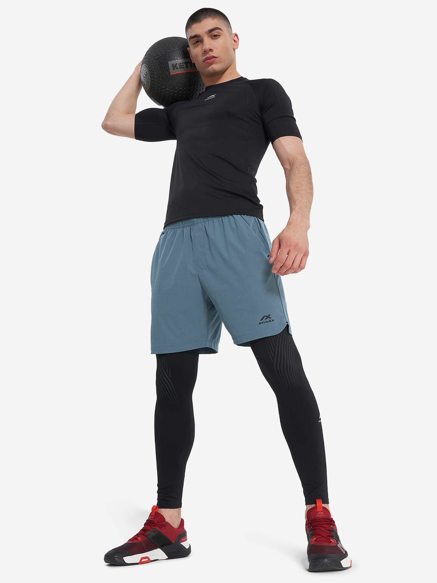 фото Шорты мужские athlex, серый