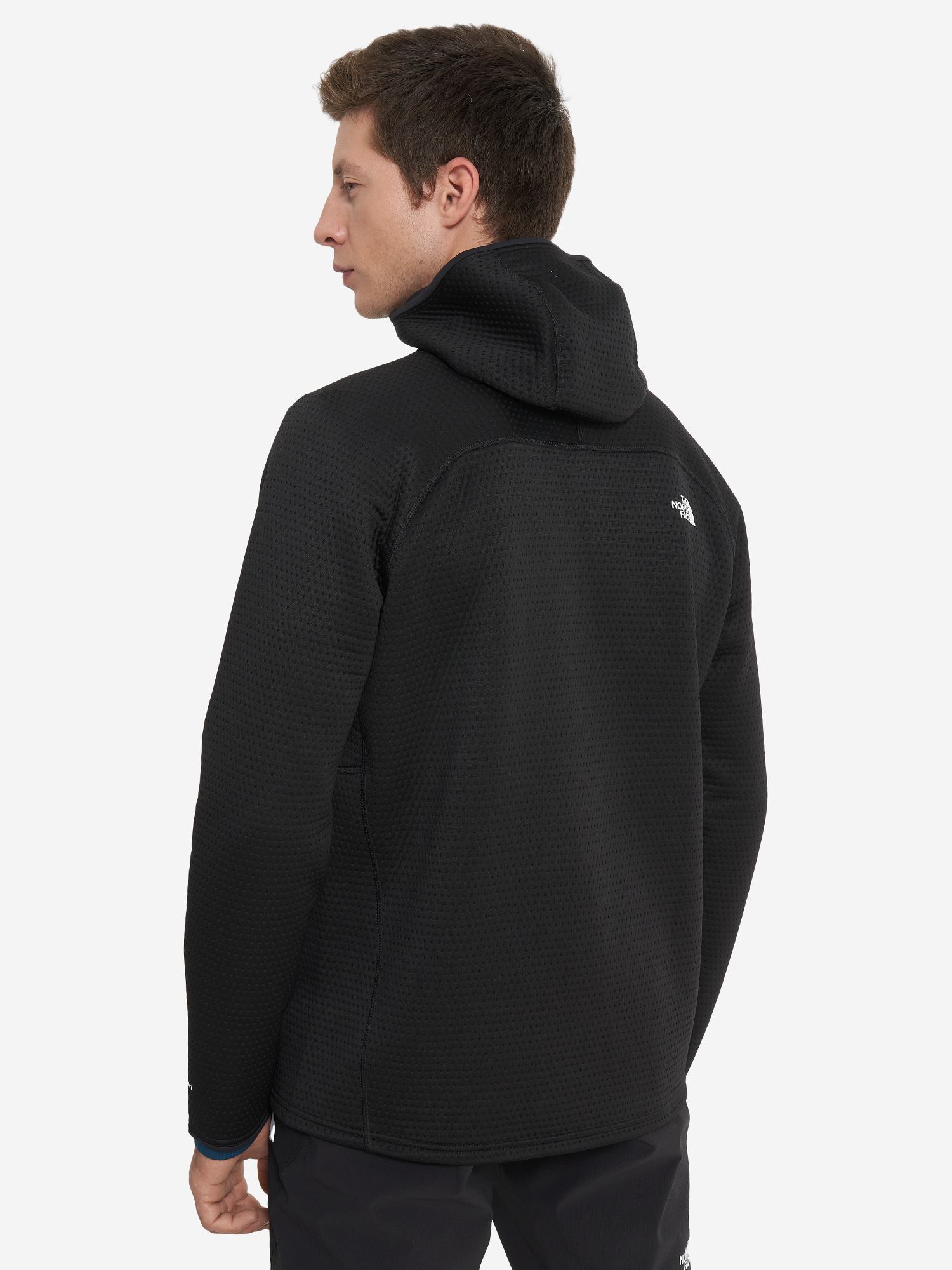 фото Толстовка мужская the north face vertical thermal, черный