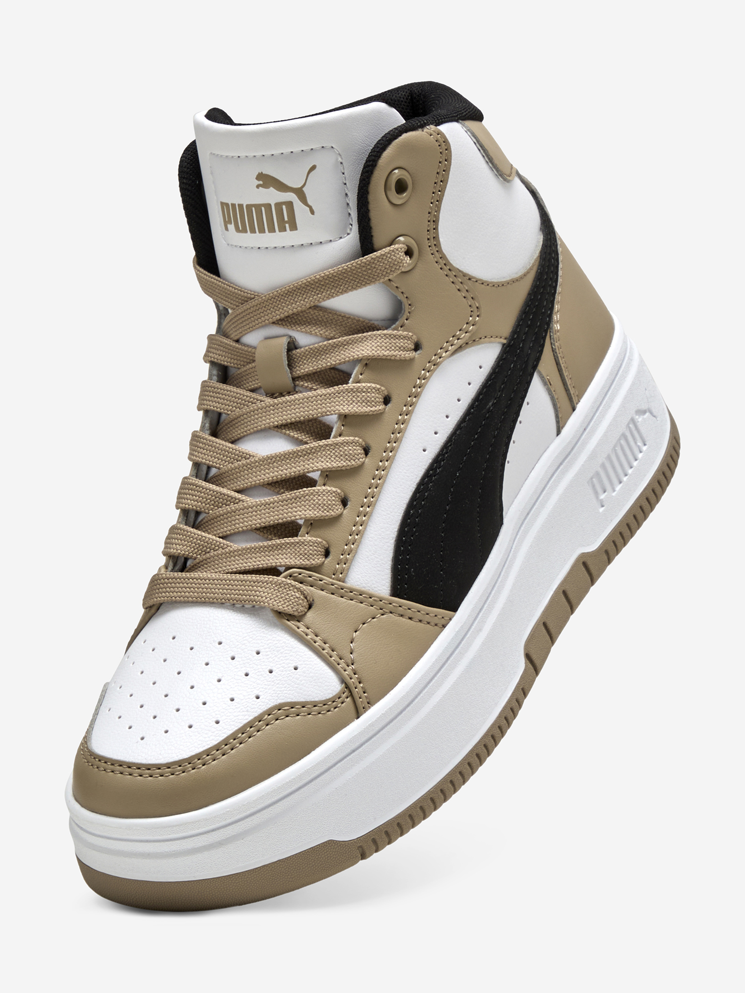 фото Кеды женские puma rebound, бежевый
