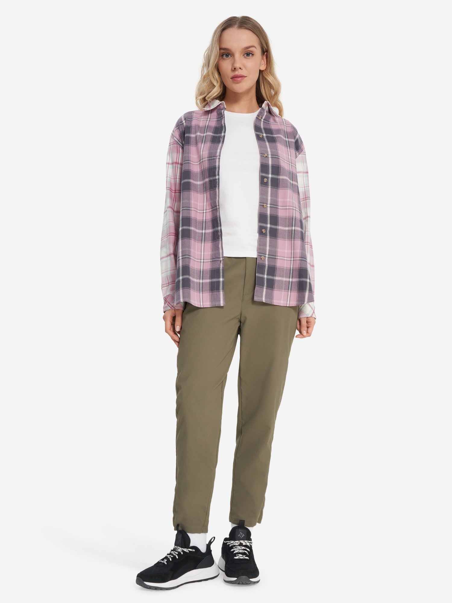фото Брюки женские columbia cedar crest pant, зеленый