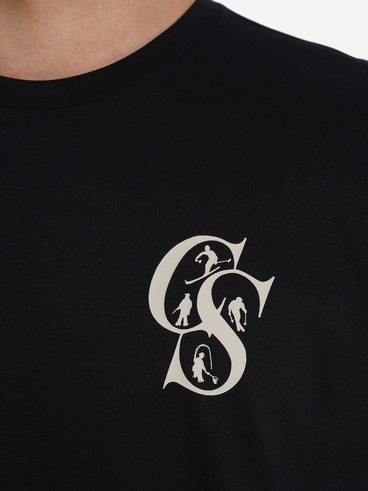 фото Футболка мужская columbia csc heritage graphic tee, черный