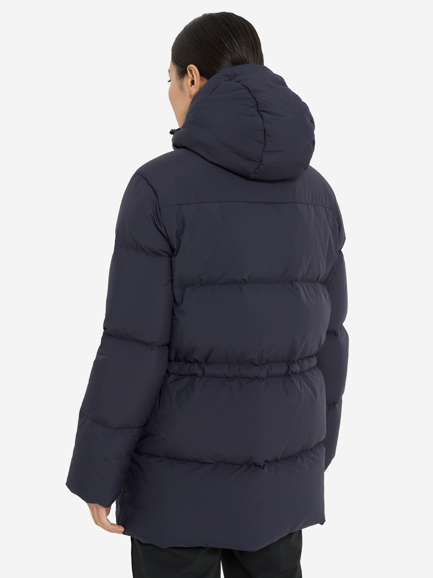 фото Пуховик женский jack wolfskin kirschallee, синий